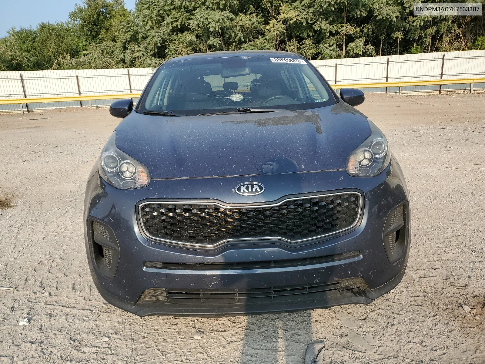 2019 Kia Sportage Lx VIN: KNDPM3AC7K7533387 Lot: 59609093