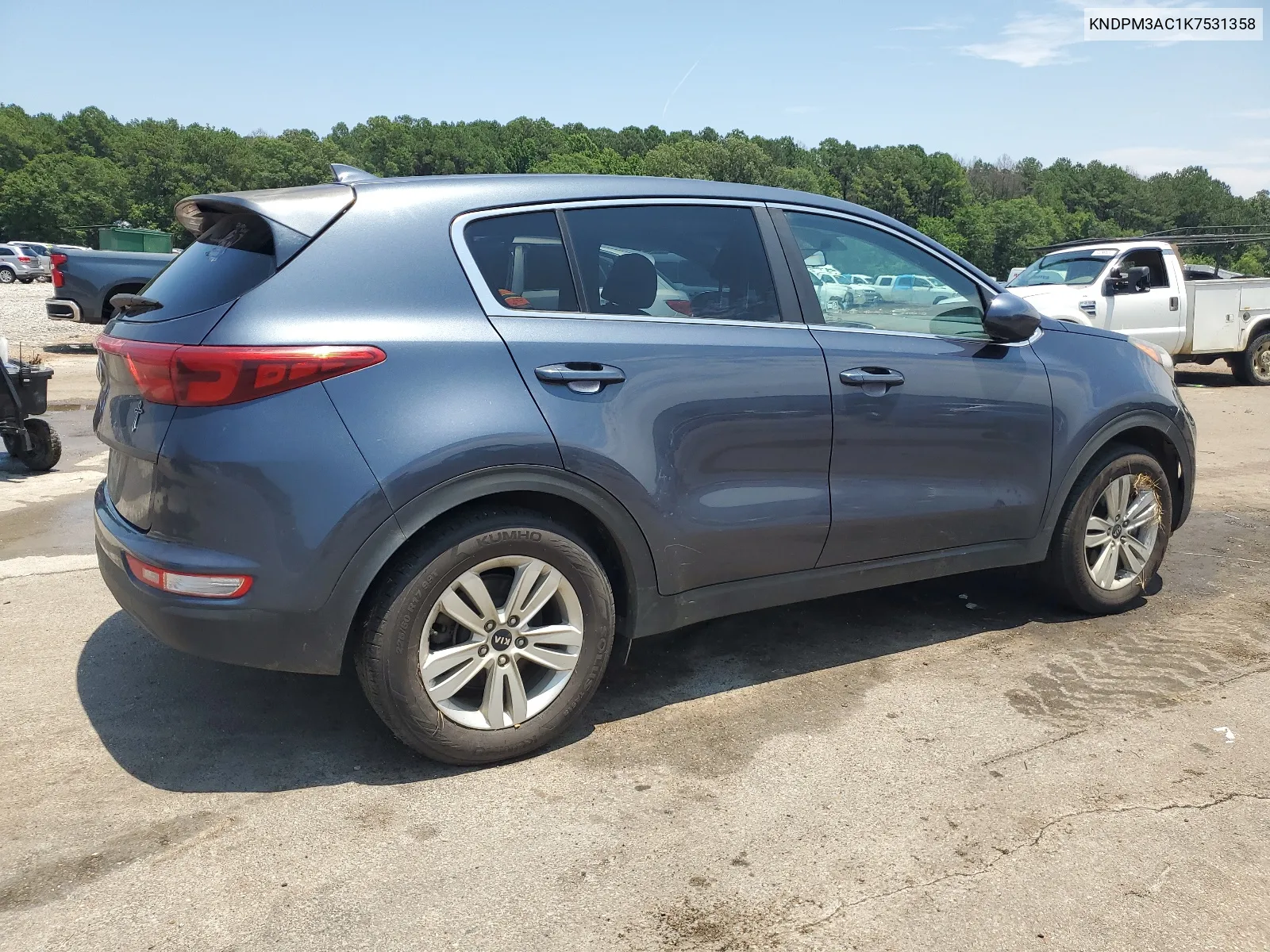 2019 Kia Sportage Lx VIN: KNDPM3AC1K7531358 Lot: 60477204