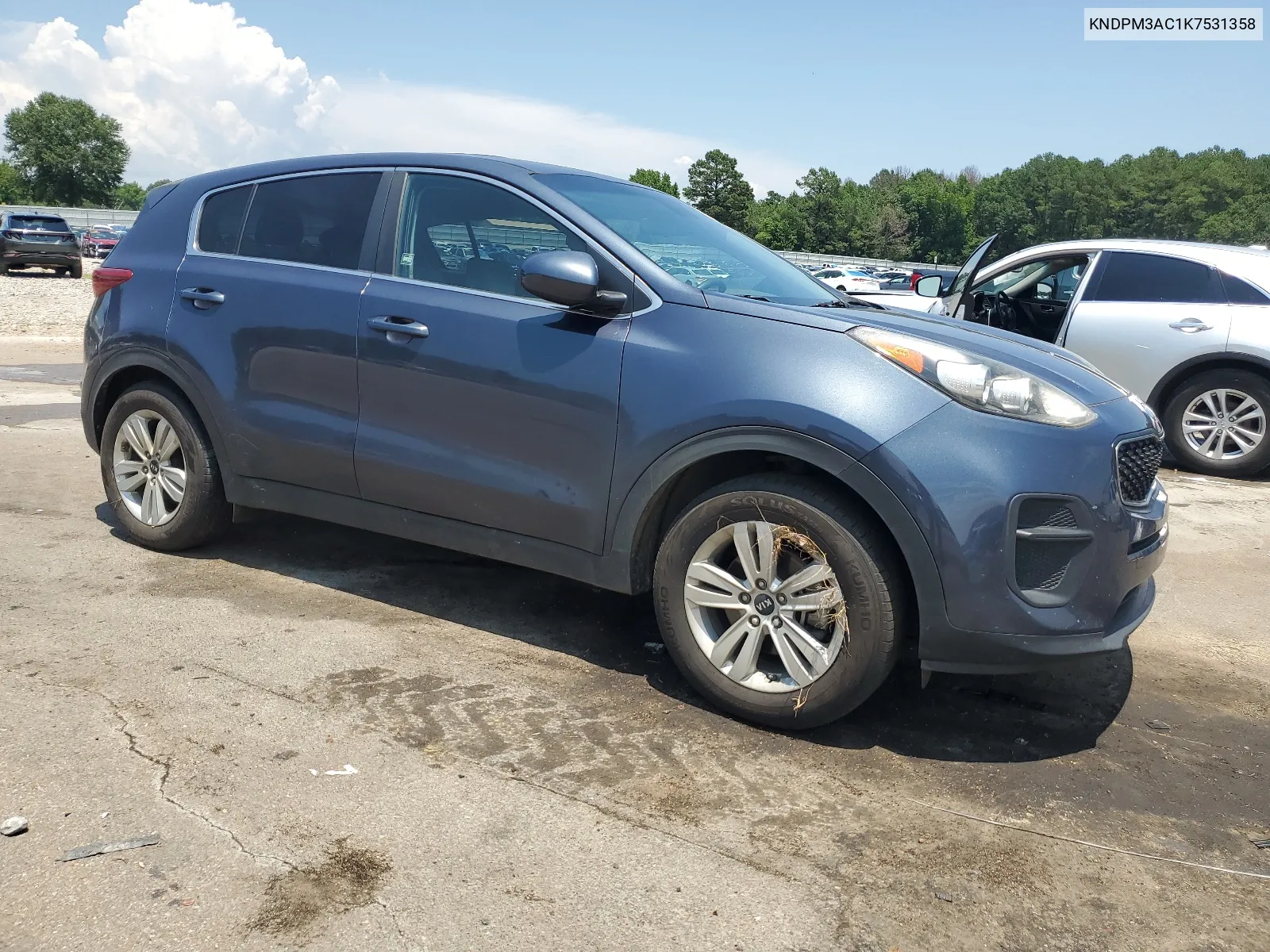 KNDPM3AC1K7531358 2019 Kia Sportage Lx