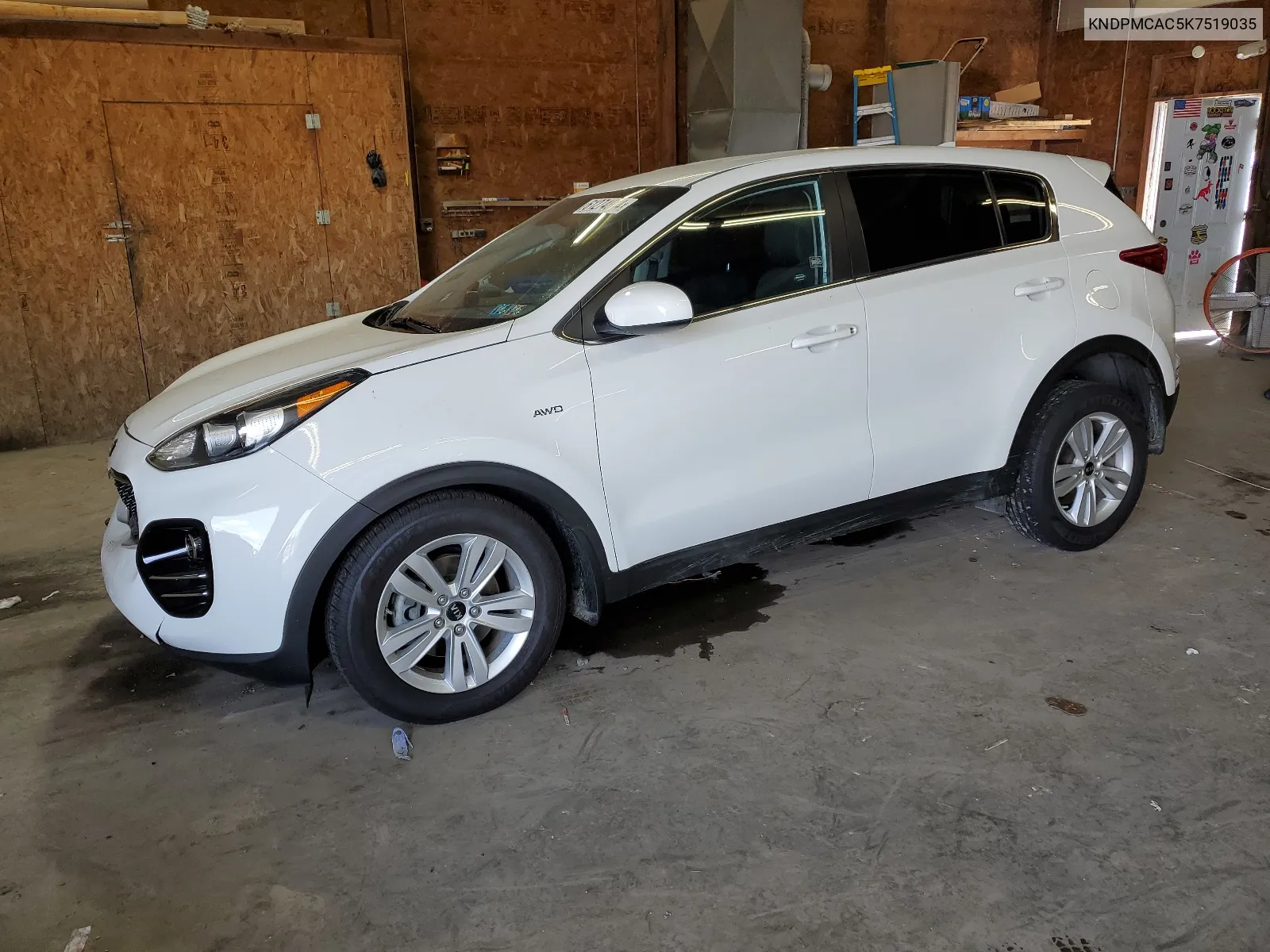 KNDPMCAC5K7519035 2019 Kia Sportage Lx