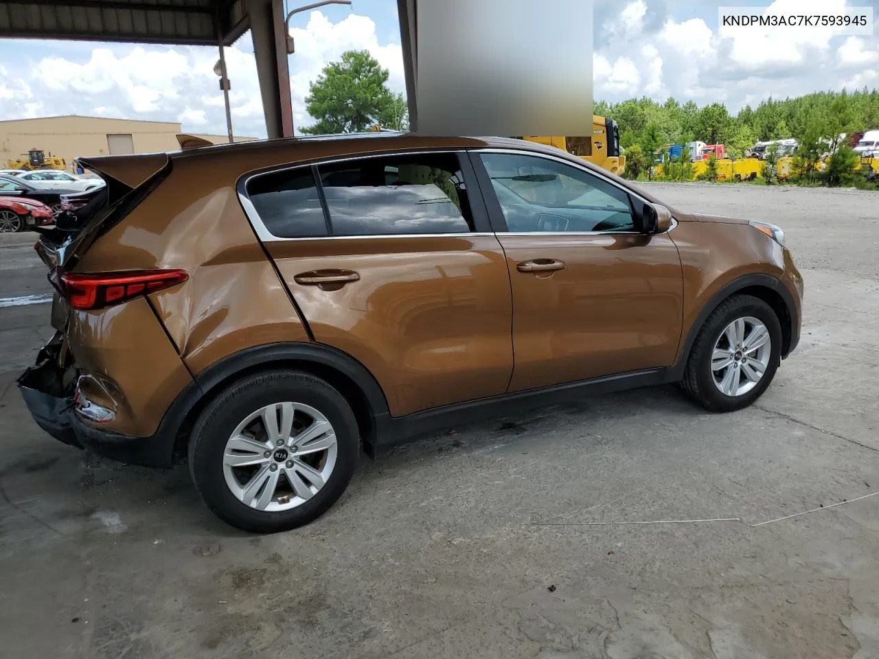 KNDPM3AC7K7593945 2019 Kia Sportage Lx