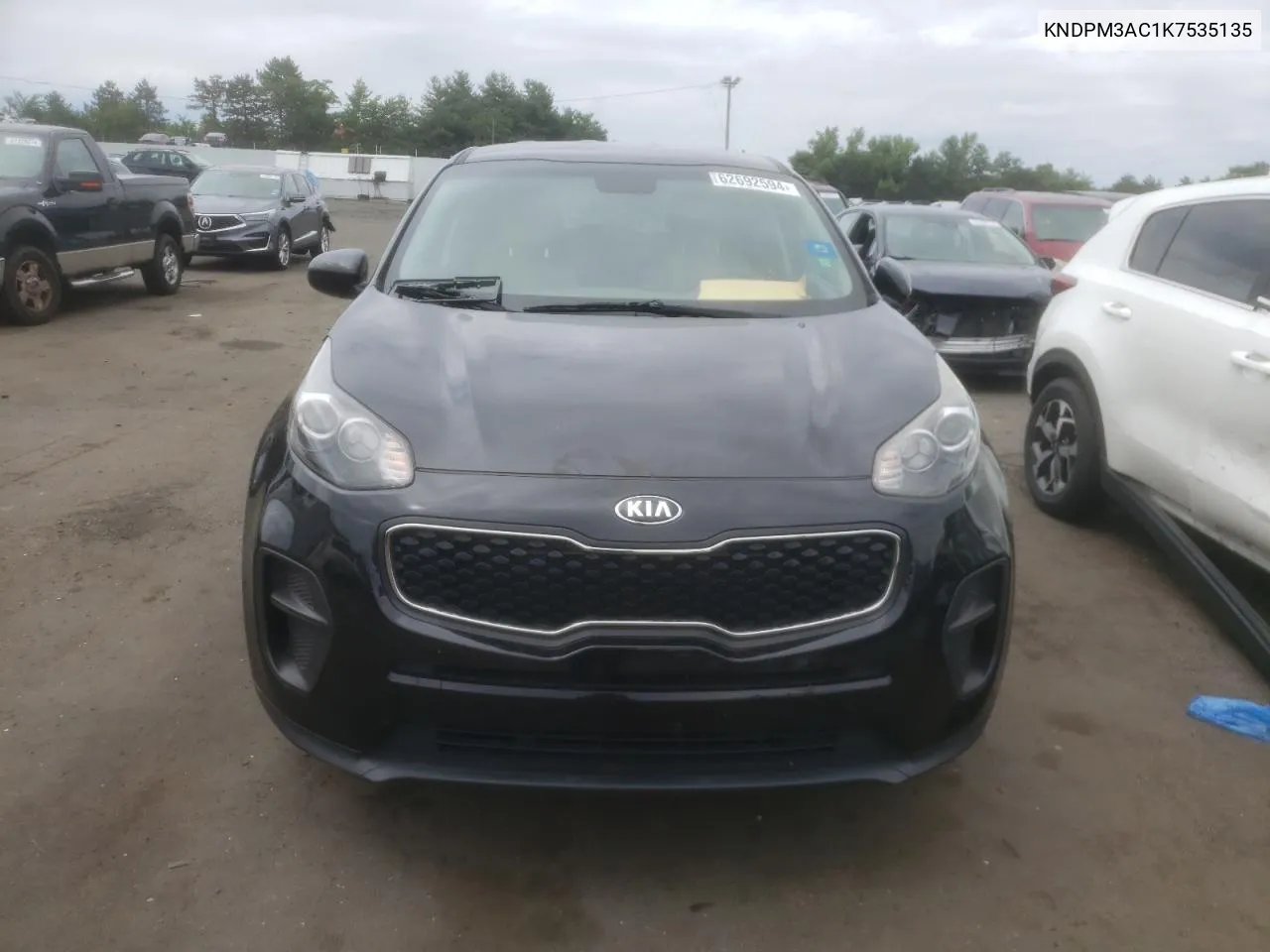 2019 Kia Sportage Lx VIN: KNDPM3AC1K7535135 Lot: 62692594