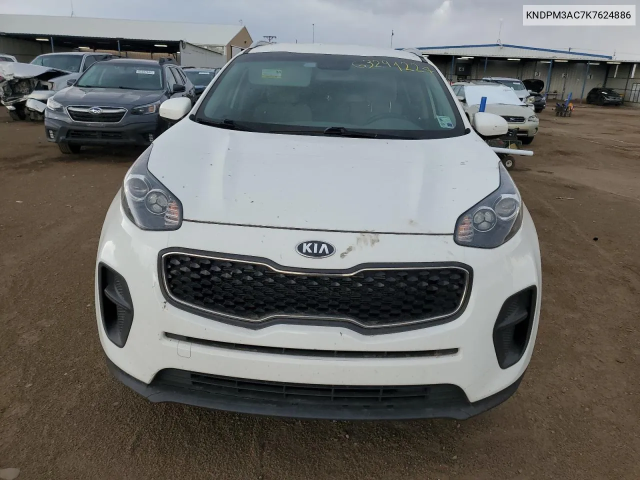 2019 Kia Sportage Lx VIN: KNDPM3AC7K7624886 Lot: 63294224