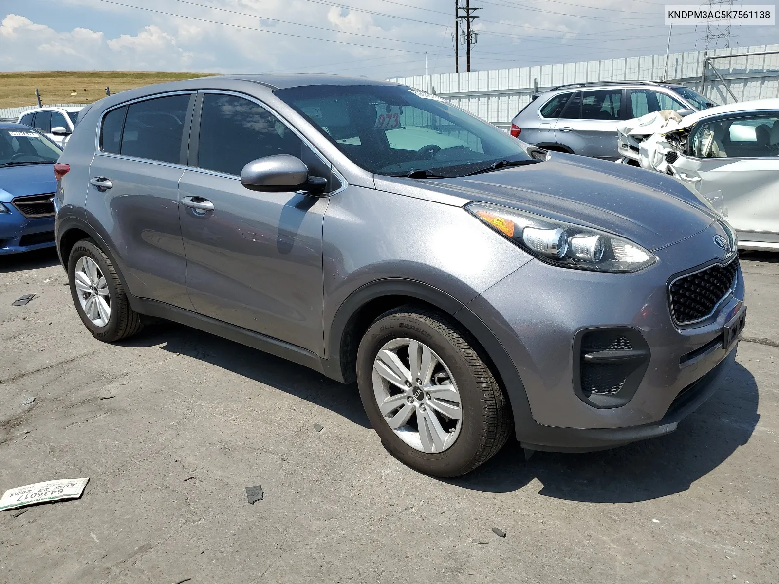 KNDPM3AC5K7561138 2019 Kia Sportage Lx