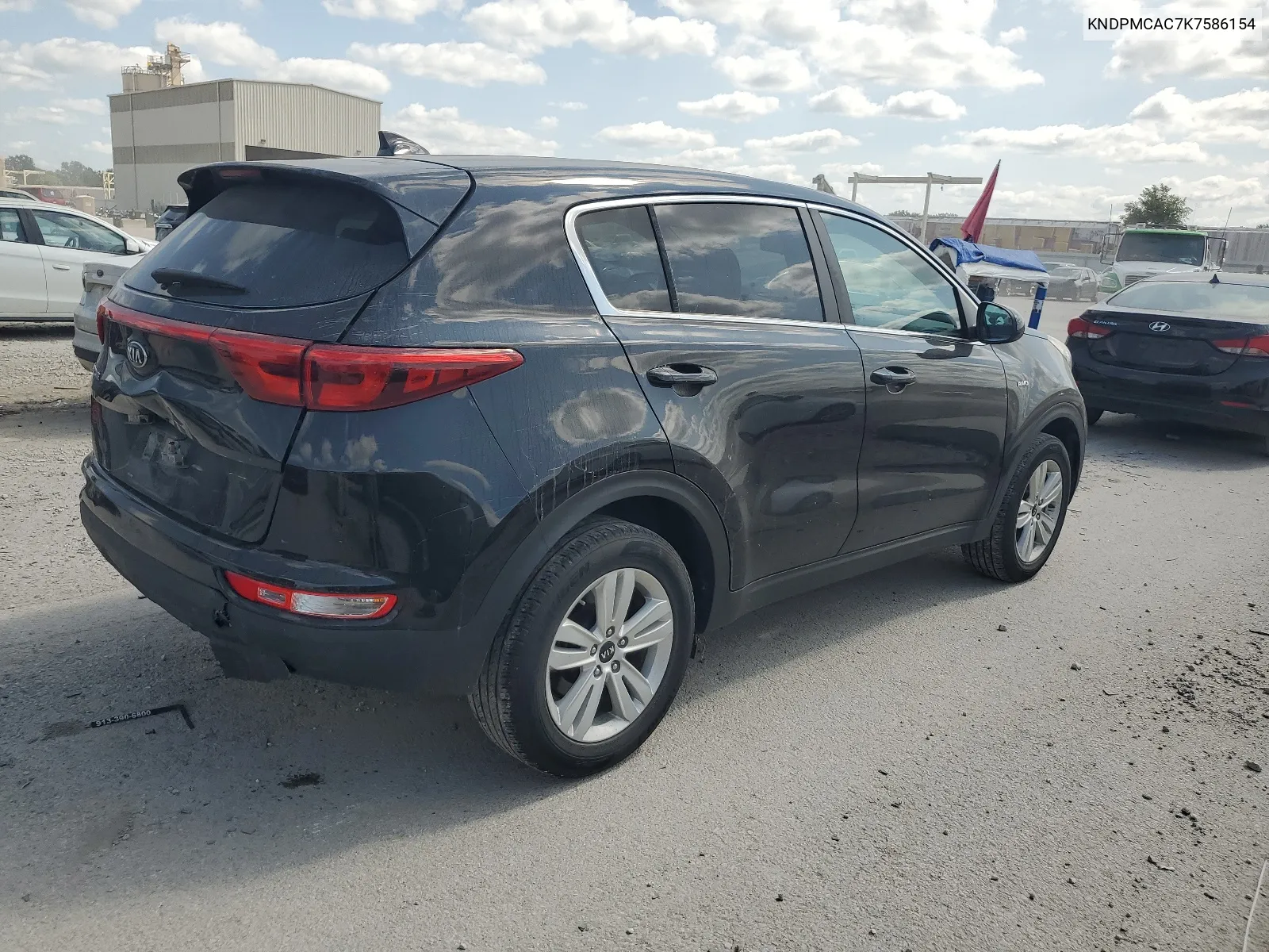 2019 Kia Sportage Lx VIN: KNDPMCAC7K7586154 Lot: 63830444