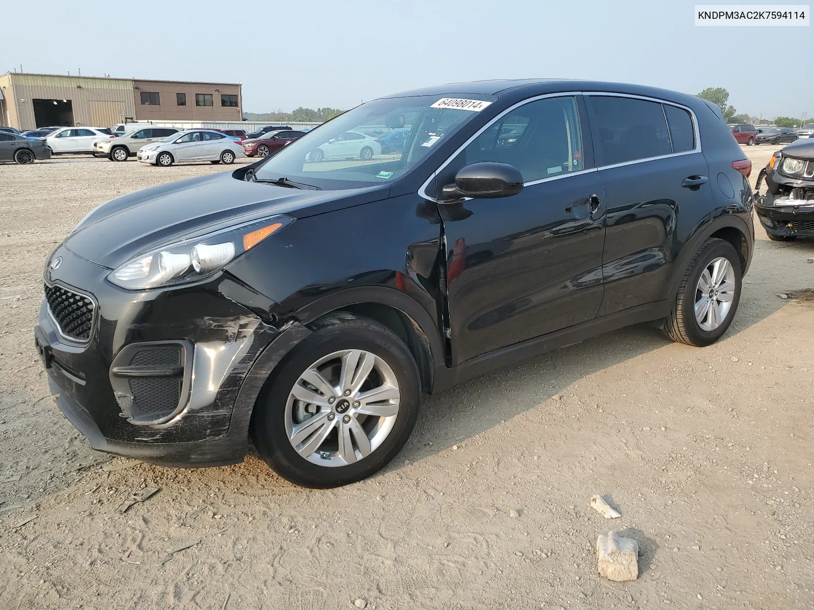 2019 Kia Sportage Lx VIN: KNDPM3AC2K7594114 Lot: 64098014