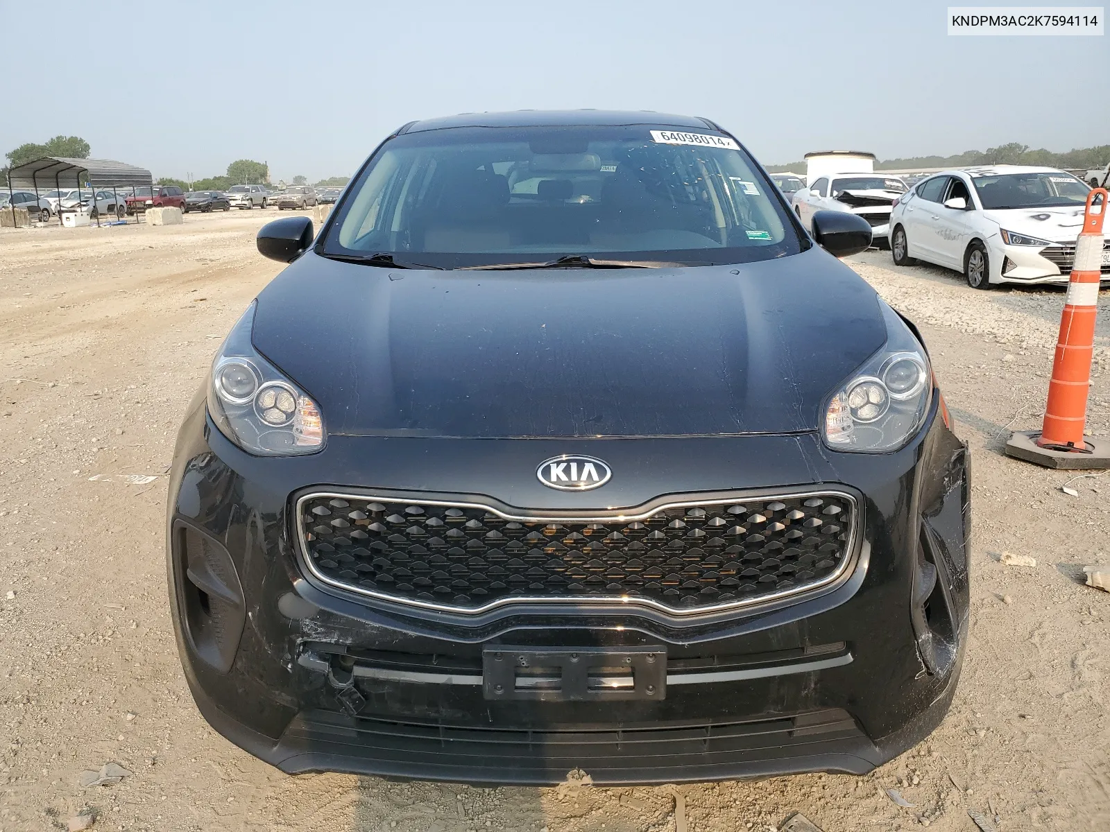 2019 Kia Sportage Lx VIN: KNDPM3AC2K7594114 Lot: 64098014