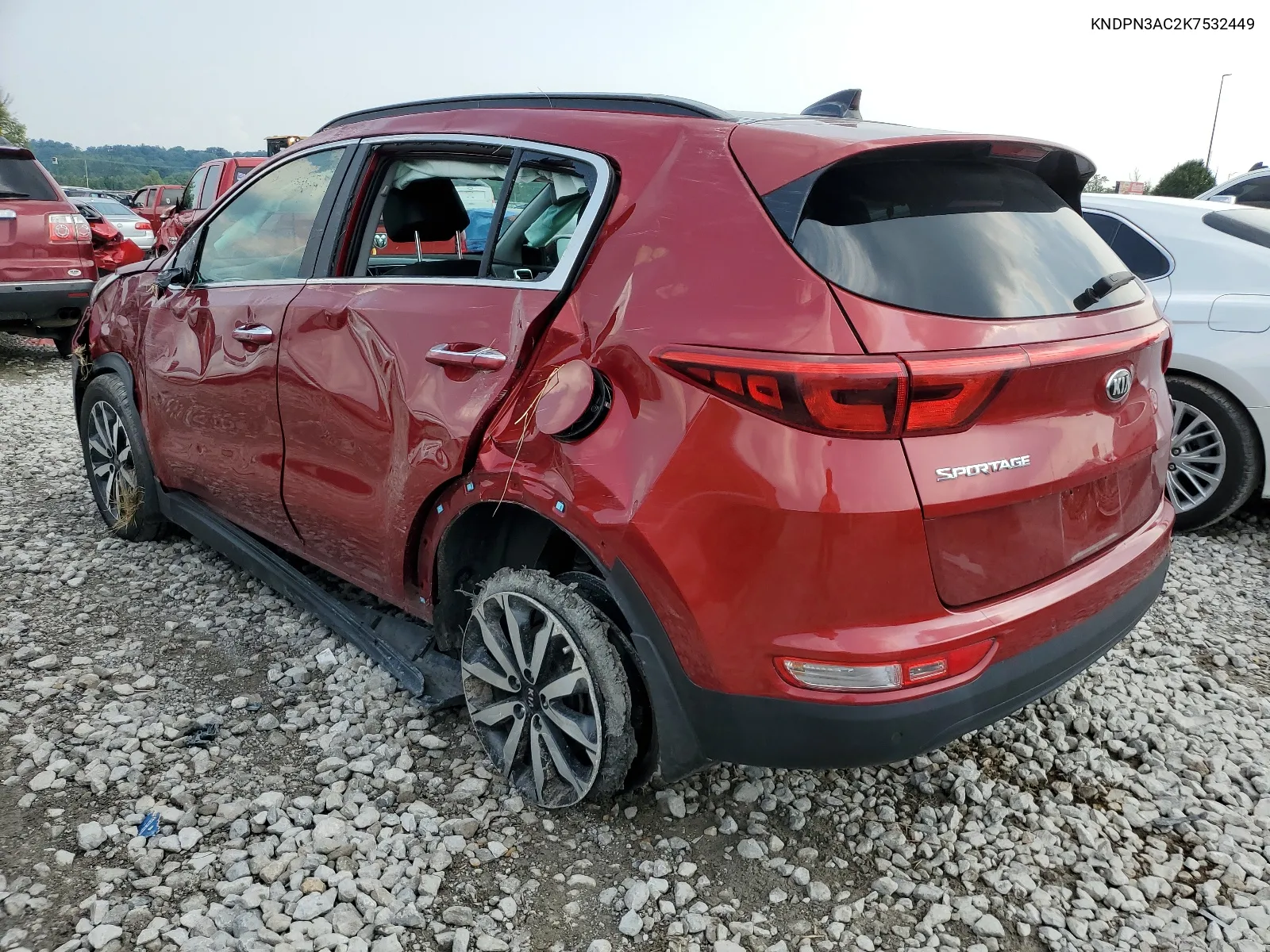 2019 Kia Sportage Ex VIN: KNDPN3AC2K7532449 Lot: 64252284