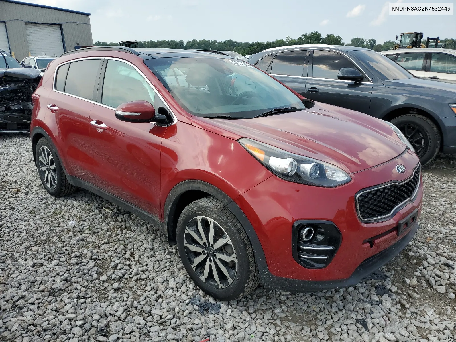 2019 Kia Sportage Ex VIN: KNDPN3AC2K7532449 Lot: 64252284