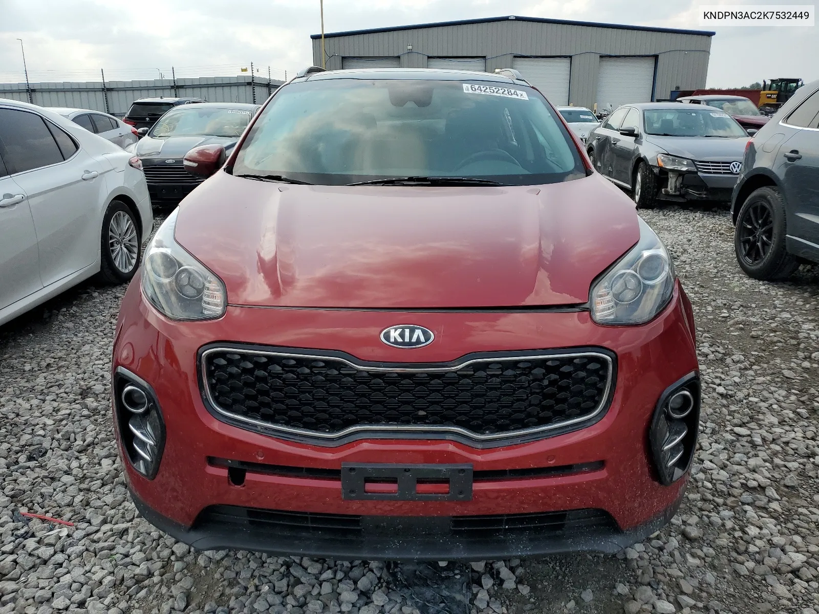 2019 Kia Sportage Ex VIN: KNDPN3AC2K7532449 Lot: 64252284