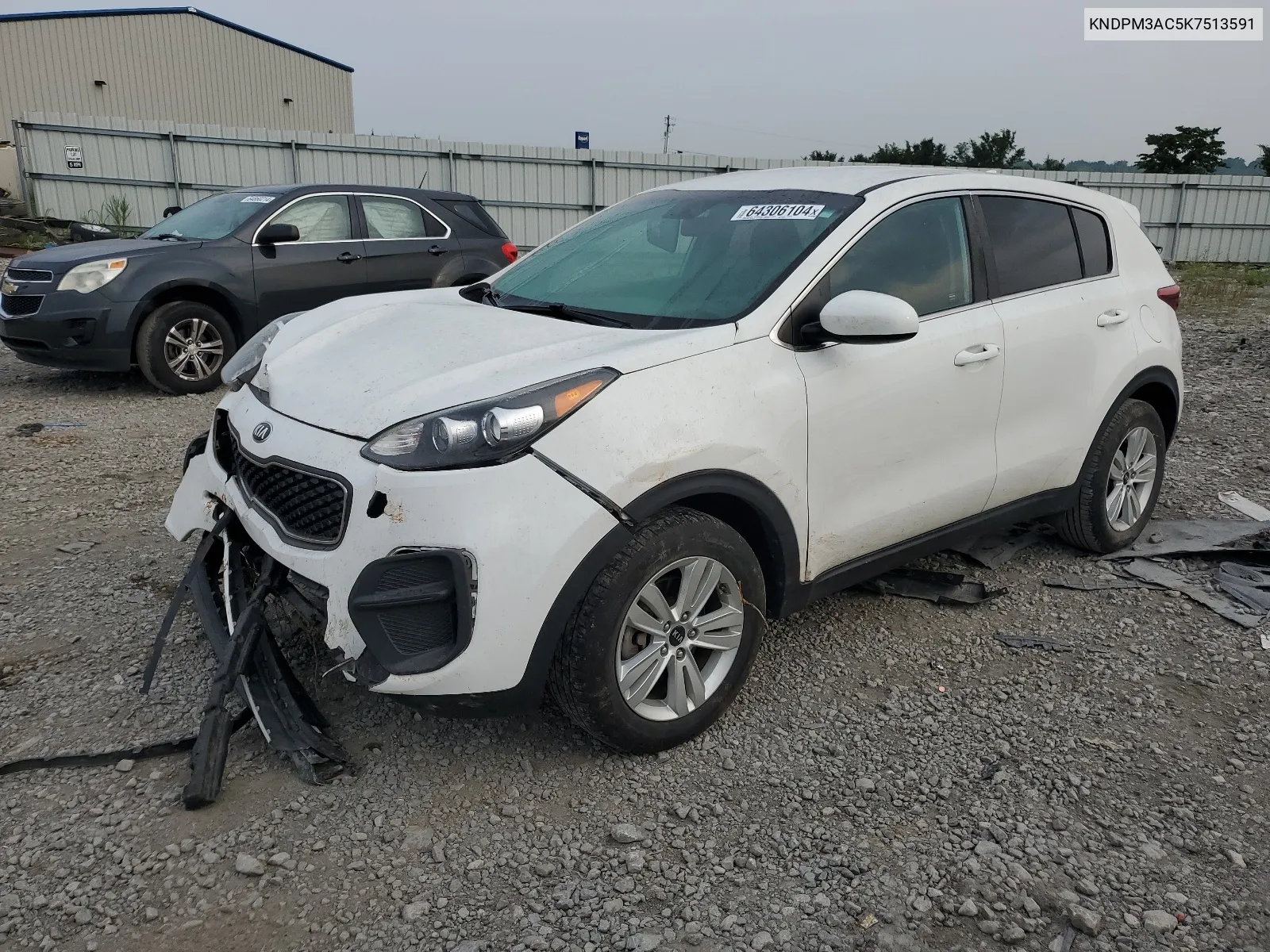 2019 Kia Sportage Lx VIN: KNDPM3AC5K7513591 Lot: 64306104