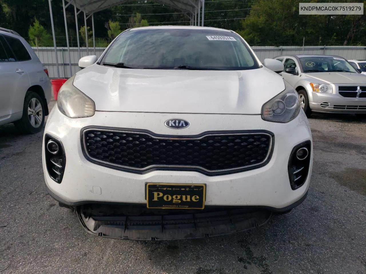 KNDPMCAC0K7519279 2019 Kia Sportage Lx