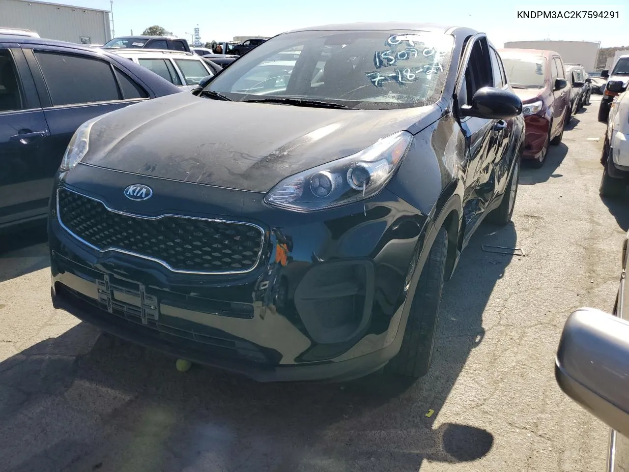 2019 Kia Sportage Lx VIN: KNDPM3AC2K7594291 Lot: 64713374