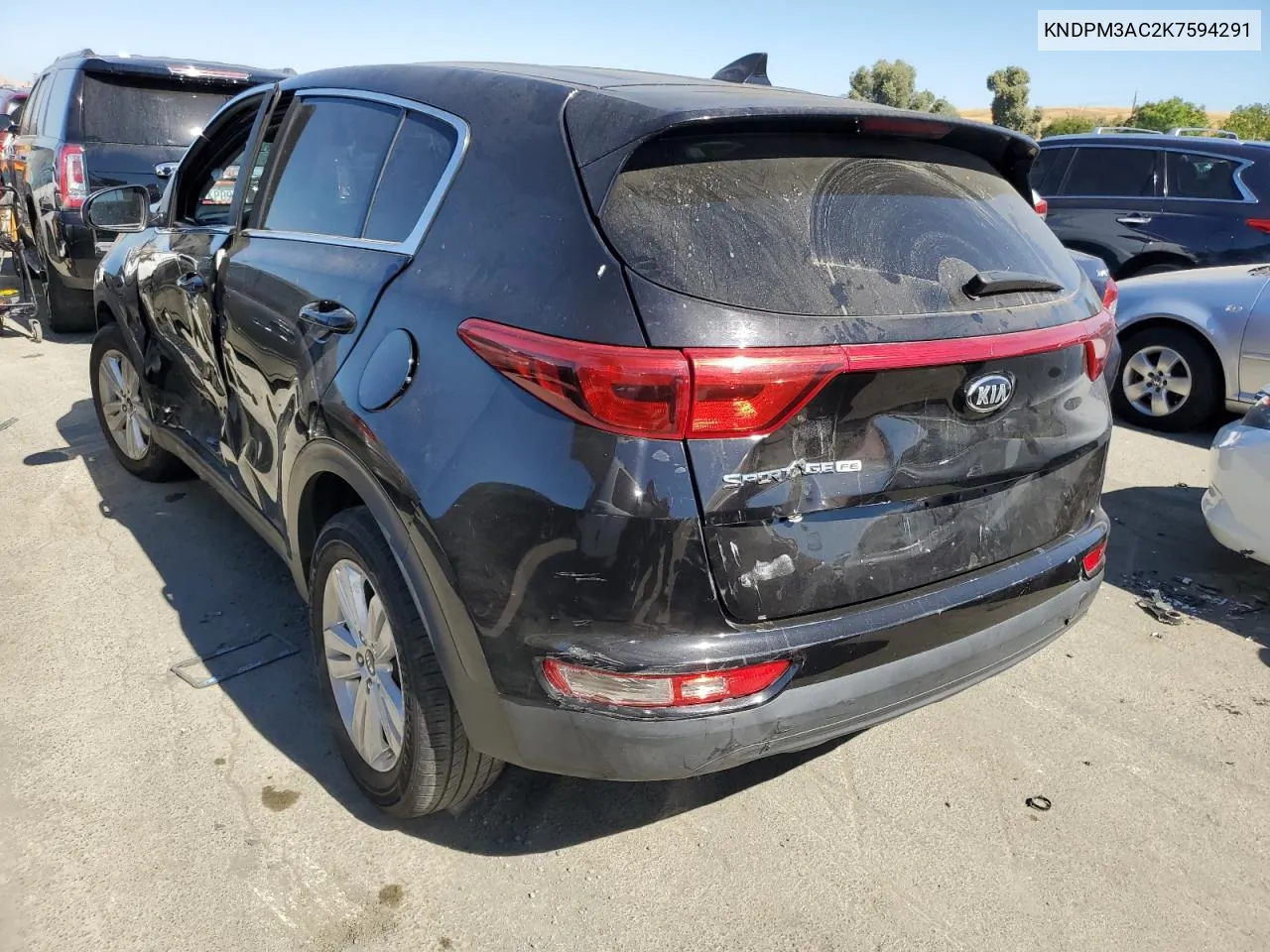 2019 Kia Sportage Lx VIN: KNDPM3AC2K7594291 Lot: 64713374