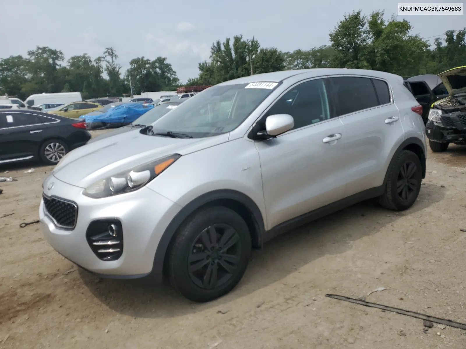 2019 Kia Sportage Lx VIN: KNDPMCAC3K7549683 Lot: 64801144