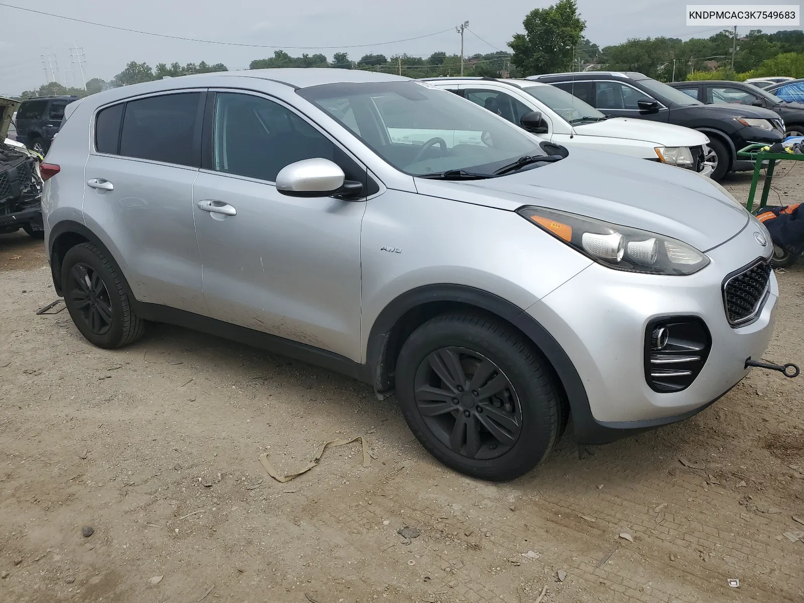 KNDPMCAC3K7549683 2019 Kia Sportage Lx