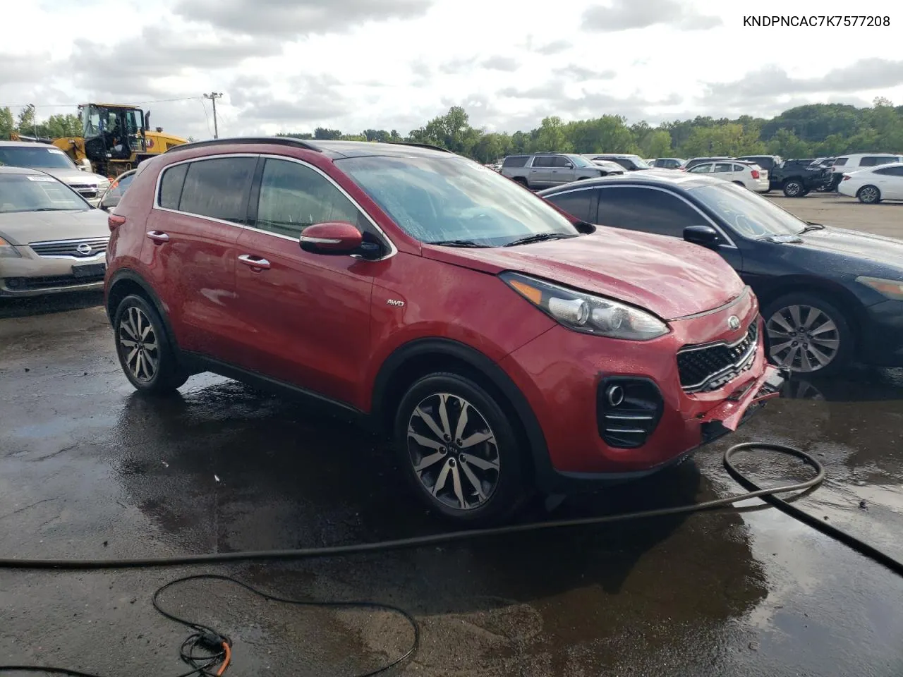 2019 Kia Sportage Ex VIN: KNDPNCAC7K7577208 Lot: 65404304