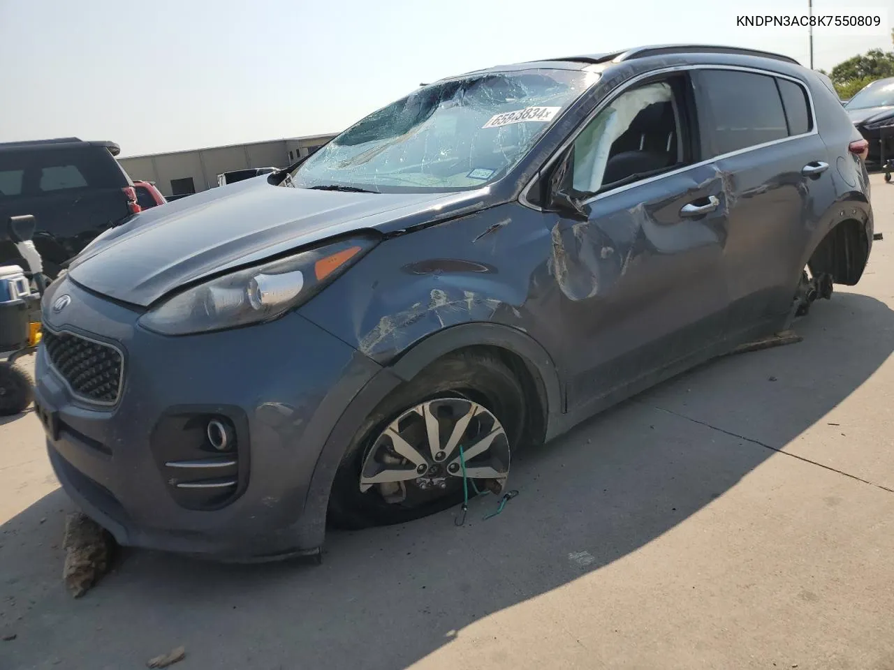 2019 Kia Sportage Ex VIN: KNDPN3AC8K7550809 Lot: 65843834