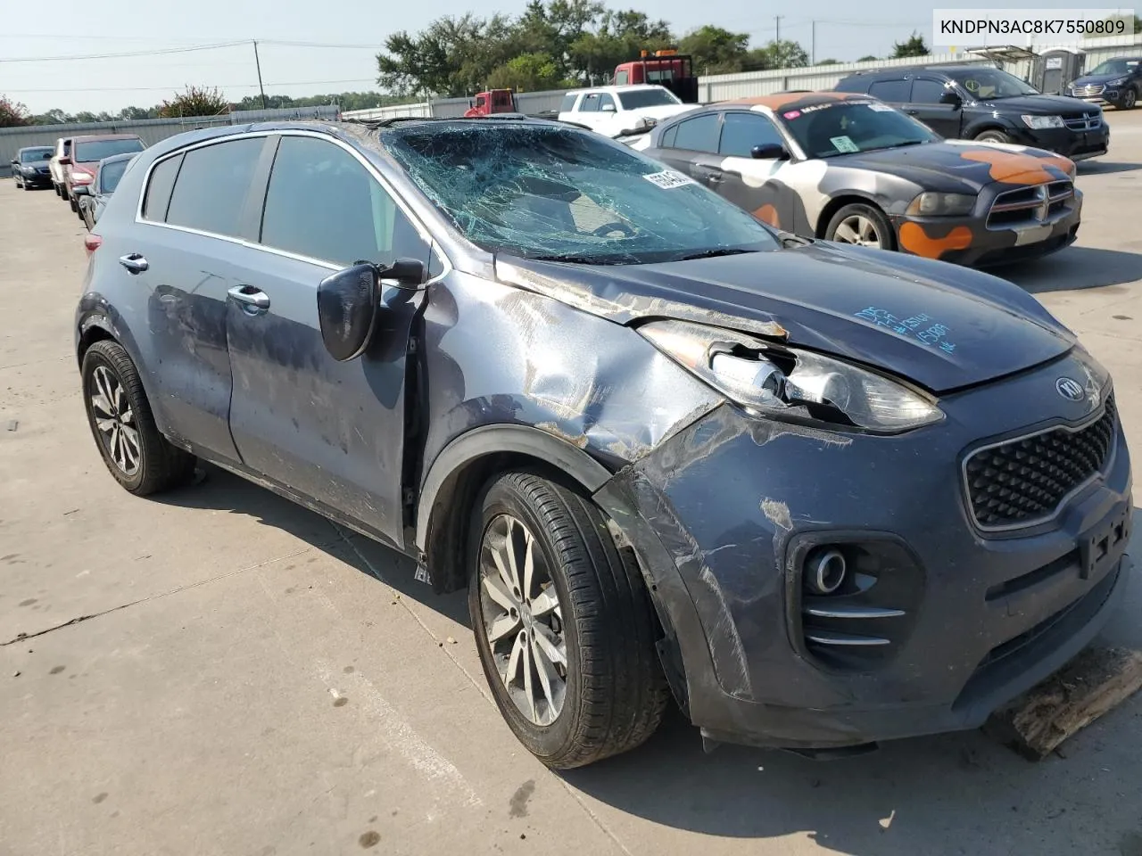 2019 Kia Sportage Ex VIN: KNDPN3AC8K7550809 Lot: 65843834