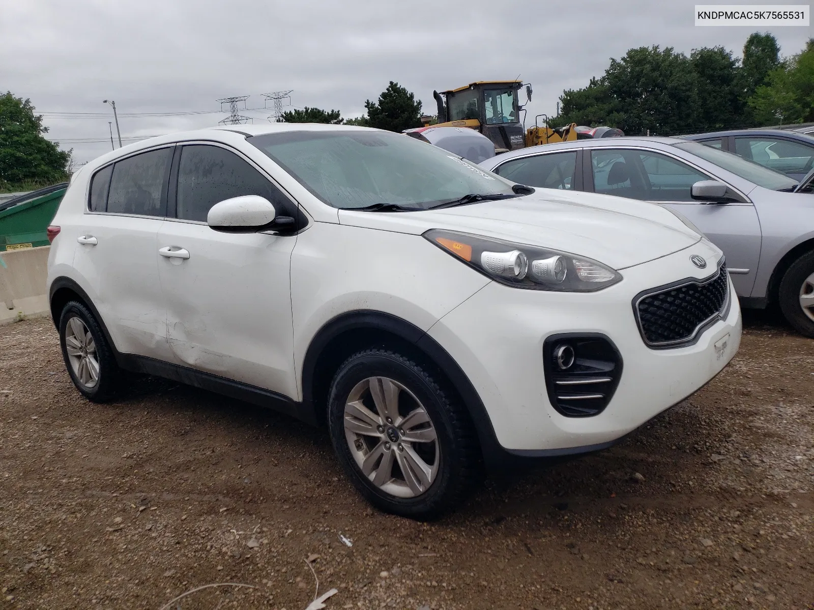 2019 Kia Sportage Lx VIN: KNDPMCAC5K7565531 Lot: 65844364