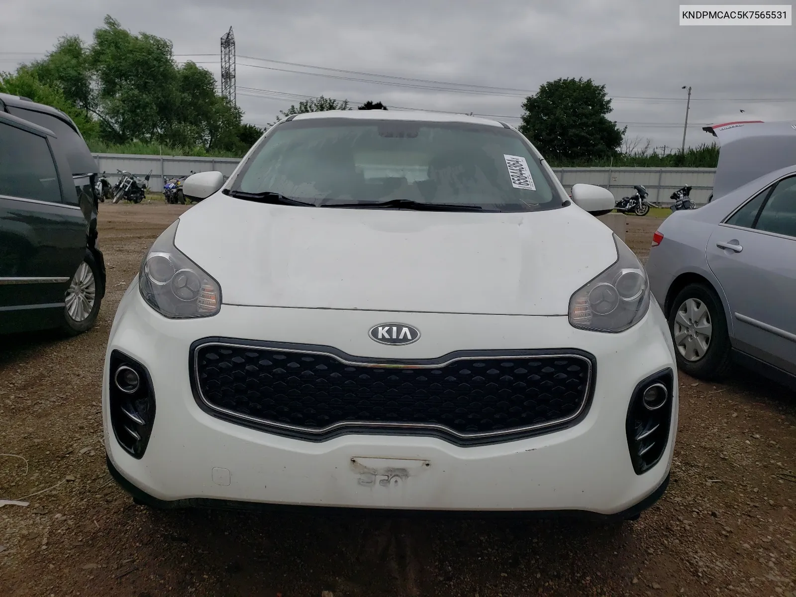 2019 Kia Sportage Lx VIN: KNDPMCAC5K7565531 Lot: 65844364