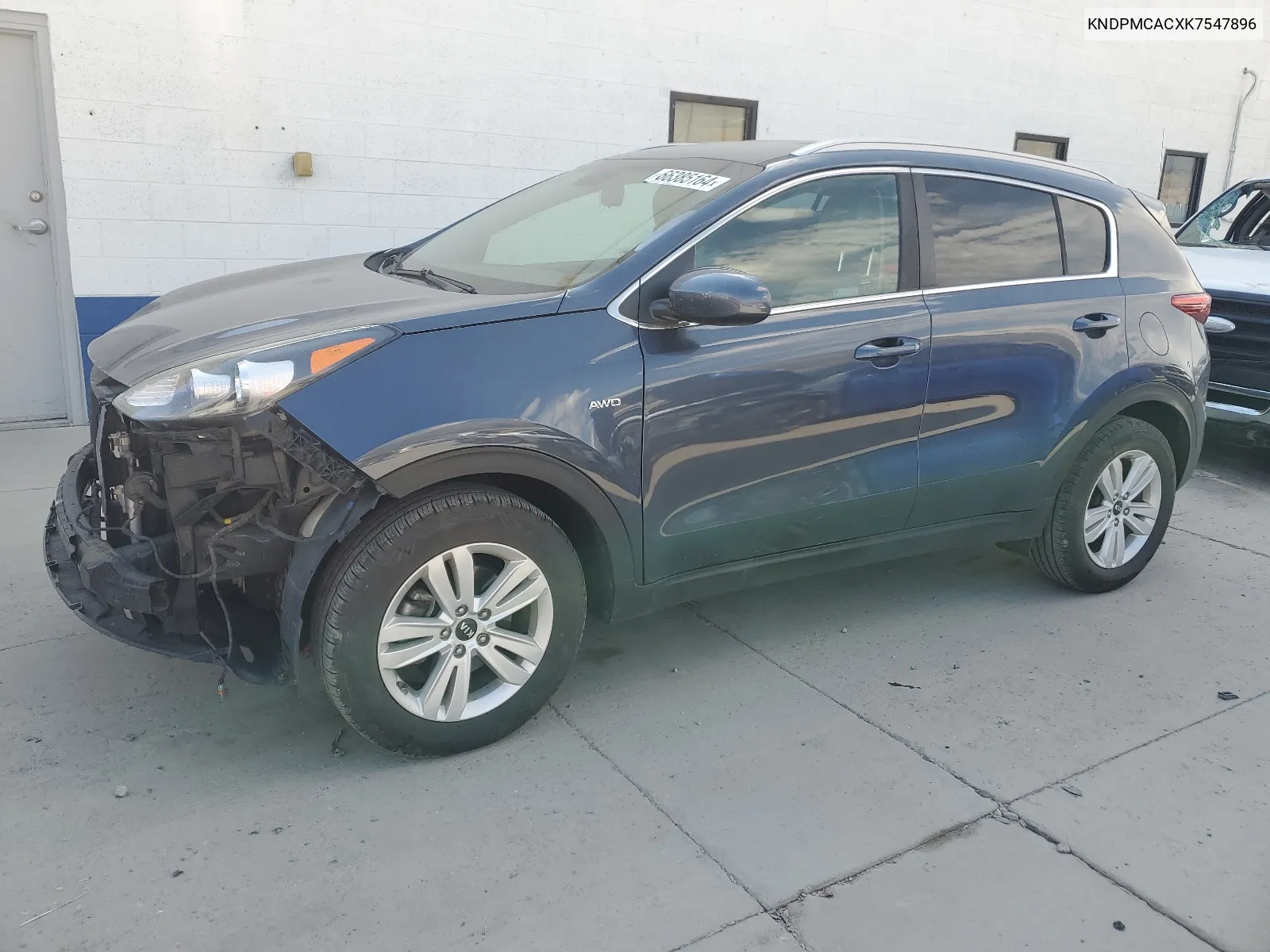 2019 Kia Sportage Lx VIN: KNDPMCACXK7547896 Lot: 66385164