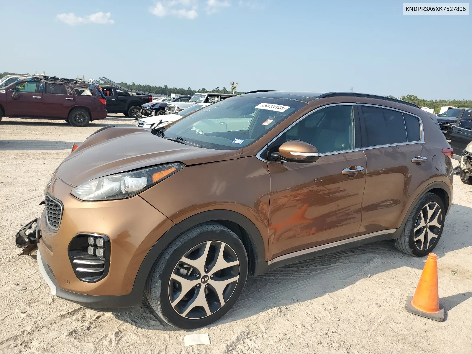 2019 Kia Sportage Sx VIN: KNDPR3A6XK7527806 Lot: 66413444