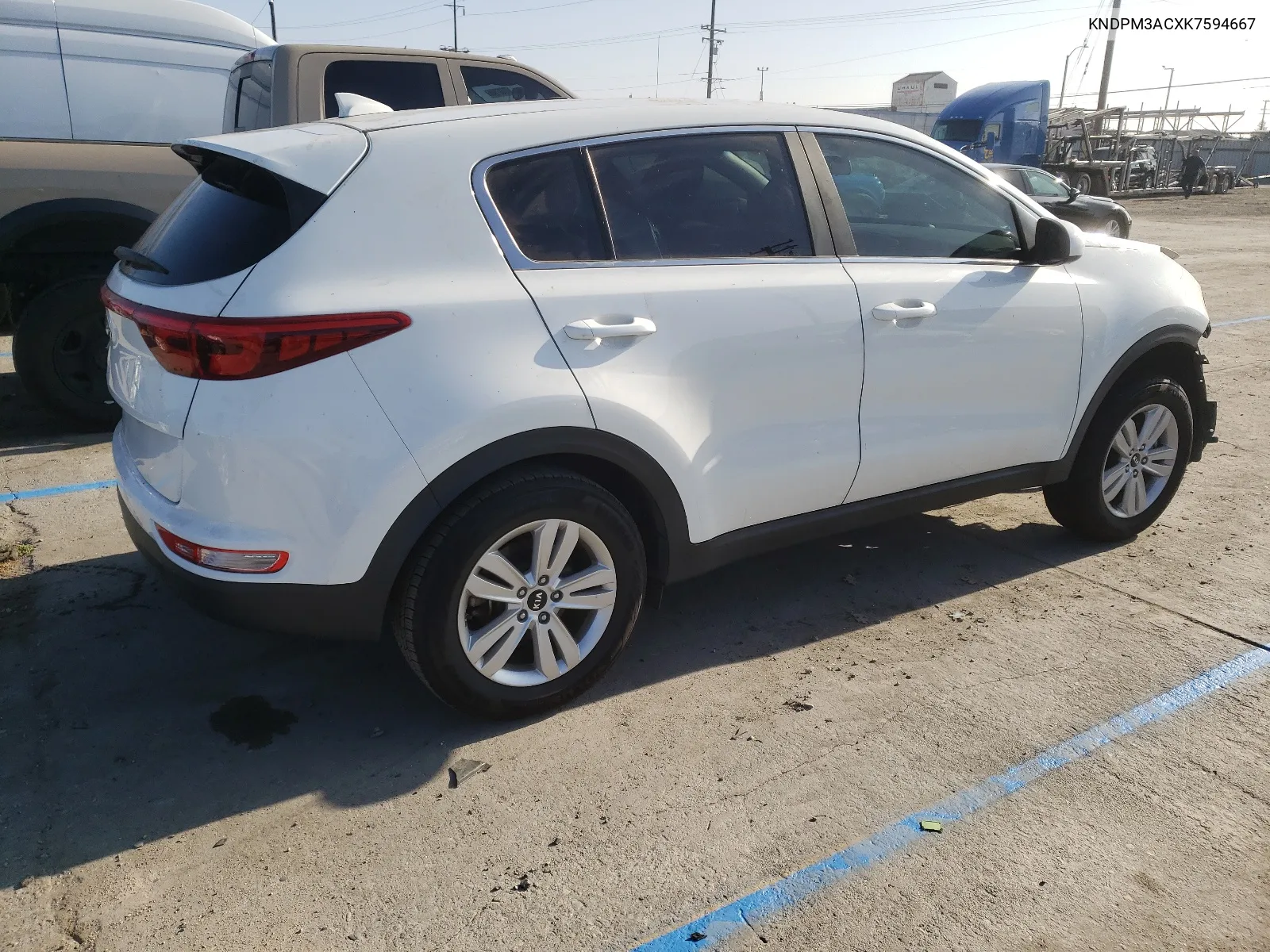 KNDPM3ACXK7594667 2019 Kia Sportage Lx