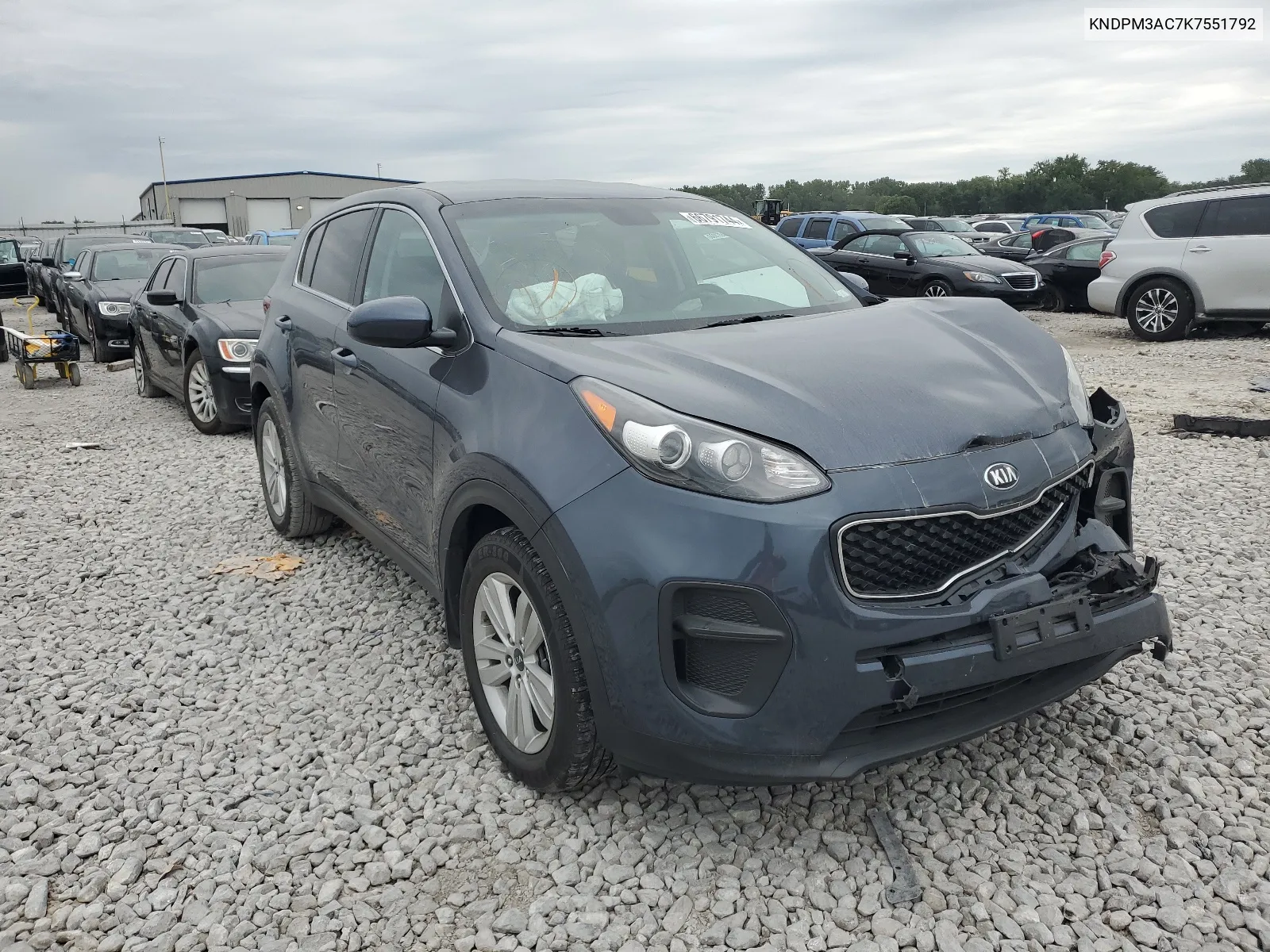 2019 Kia Sportage Lx VIN: KNDPM3AC7K7551792 Lot: 66791744