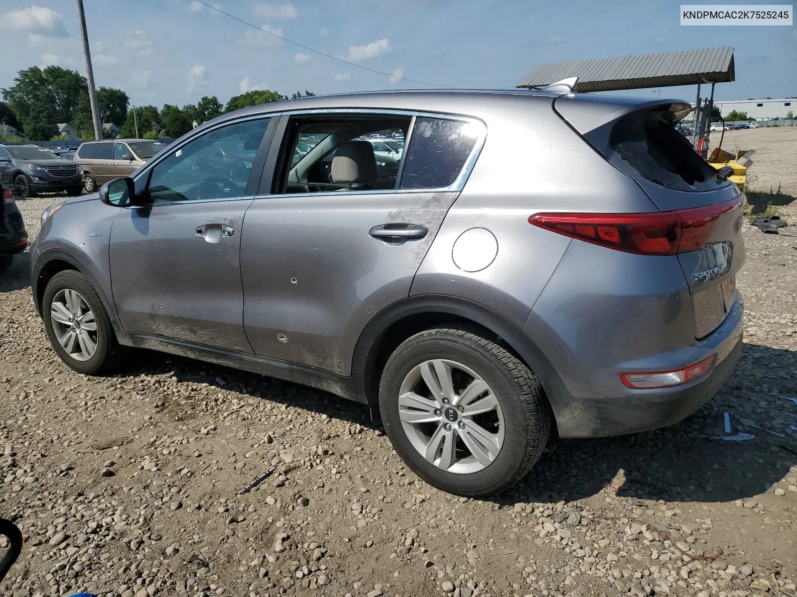 KNDPMCAC2K7525245 2019 Kia Sportage Lx