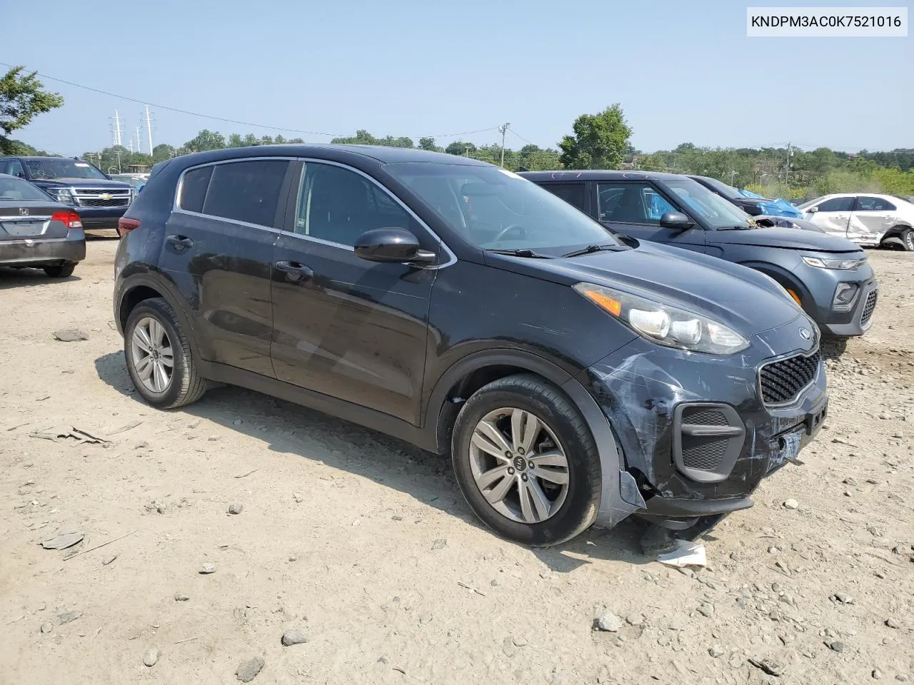 2019 Kia Sportage Lx VIN: KNDPM3AC0K7521016 Lot: 67459494