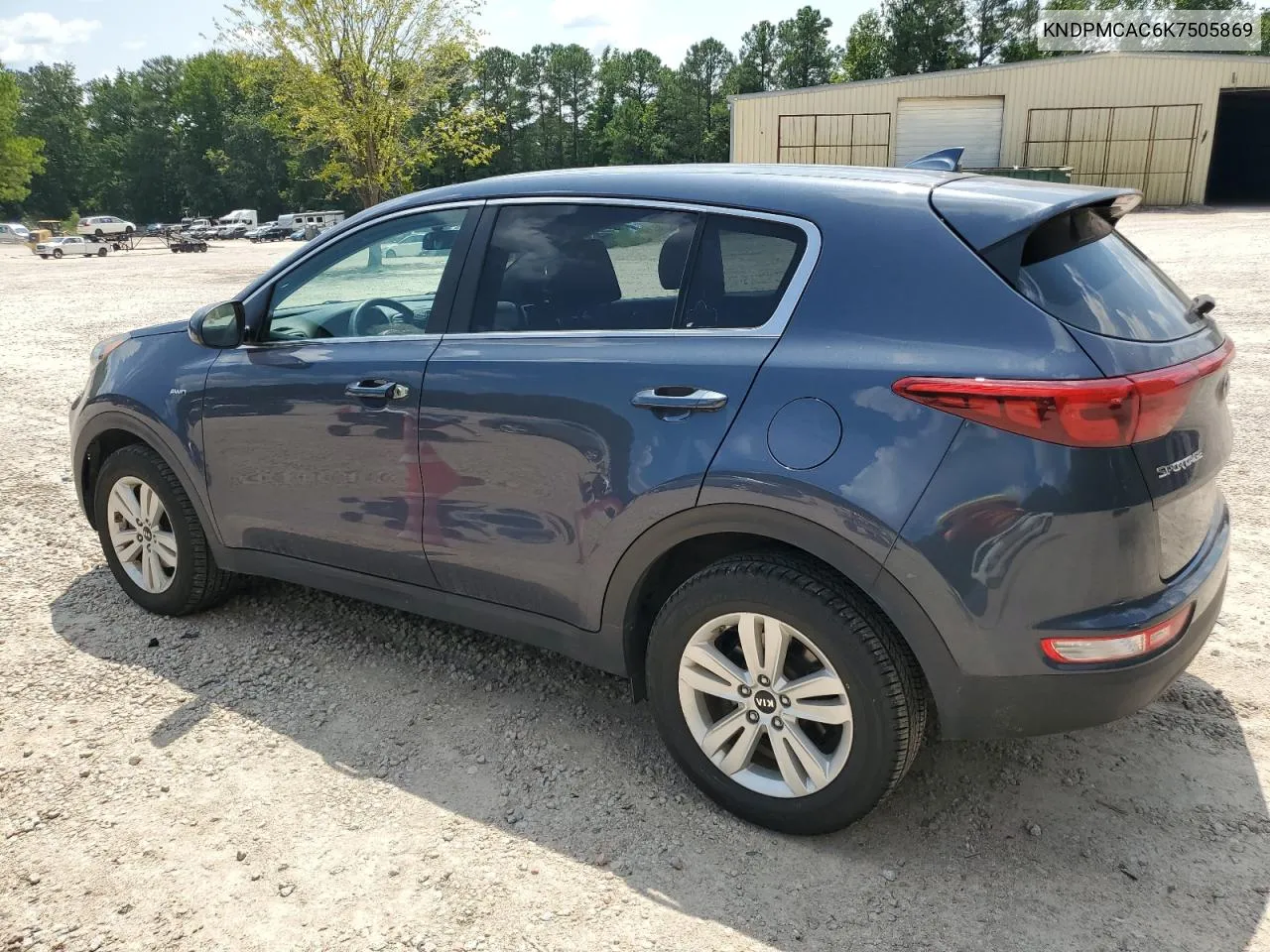 2019 Kia Sportage Lx VIN: KNDPMCAC6K7505869 Lot: 67566234