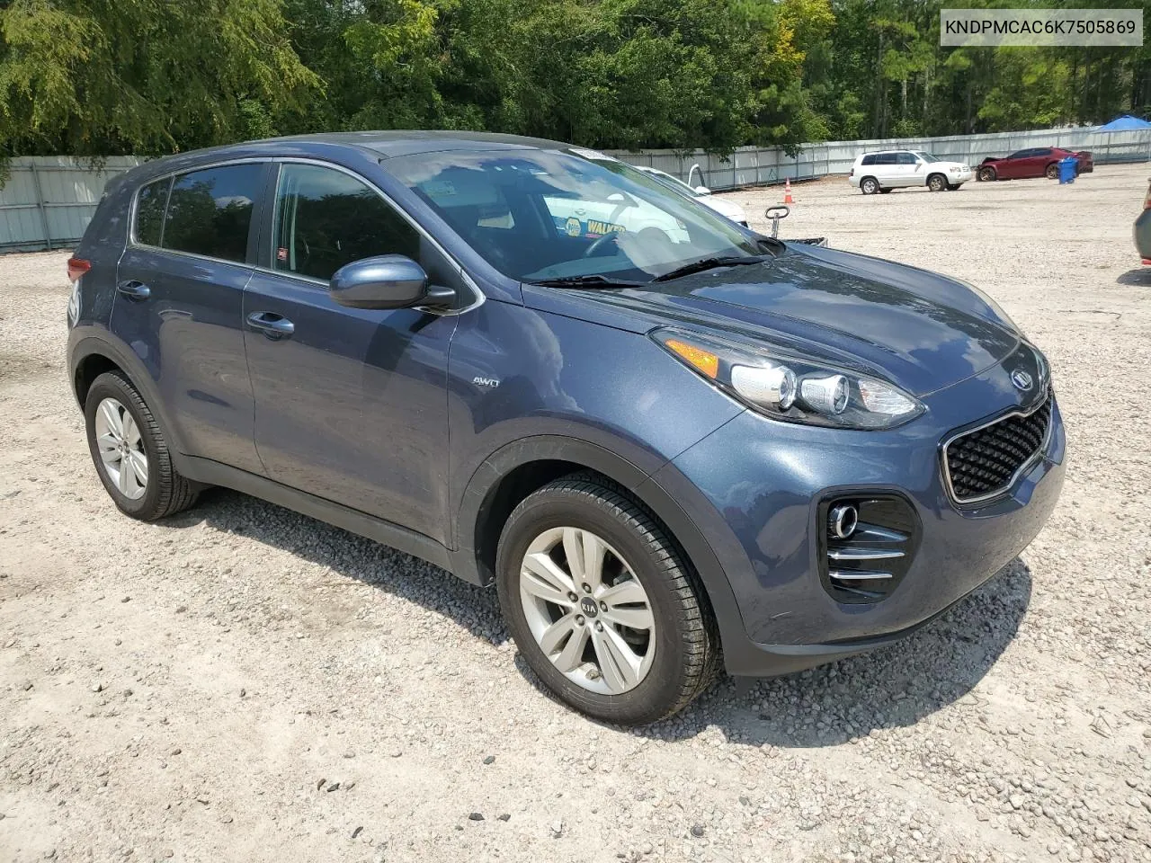 2019 Kia Sportage Lx VIN: KNDPMCAC6K7505869 Lot: 67566234