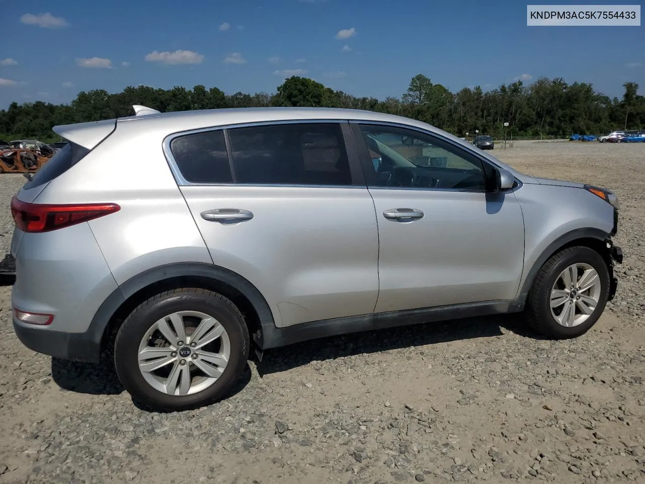 2019 Kia Sportage Lx VIN: KNDPM3AC5K7554433 Lot: 67827234