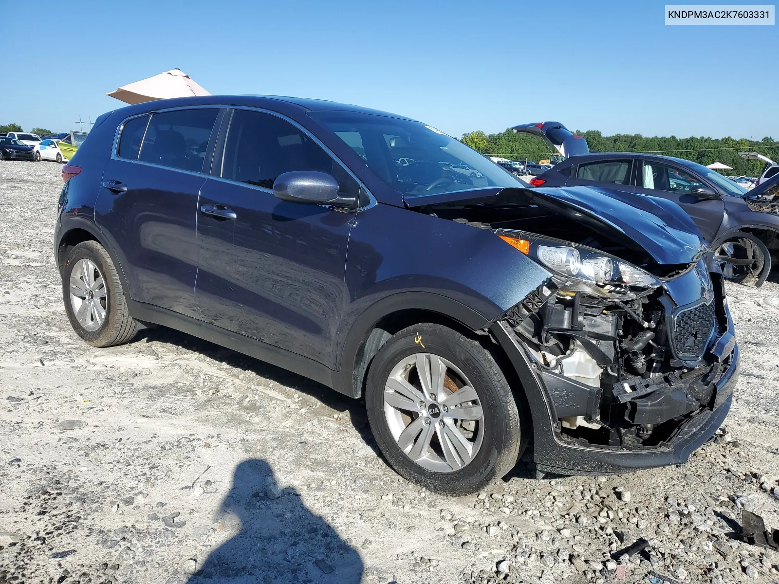 2019 Kia Sportage Lx VIN: KNDPM3AC2K7603331 Lot: 67999464