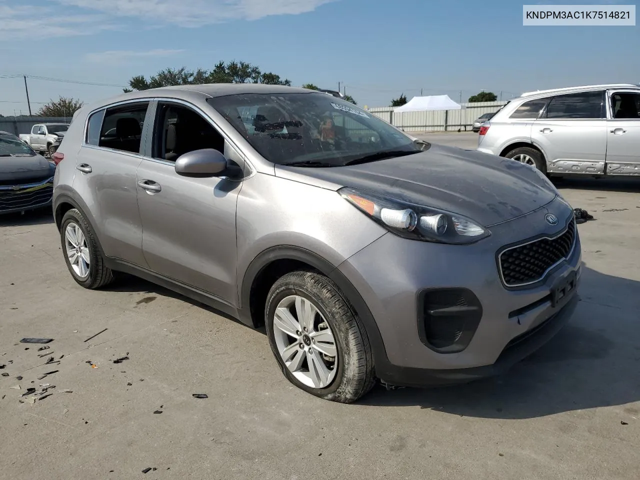 2019 Kia Sportage Lx VIN: KNDPM3AC1K7514821 Lot: 68094104