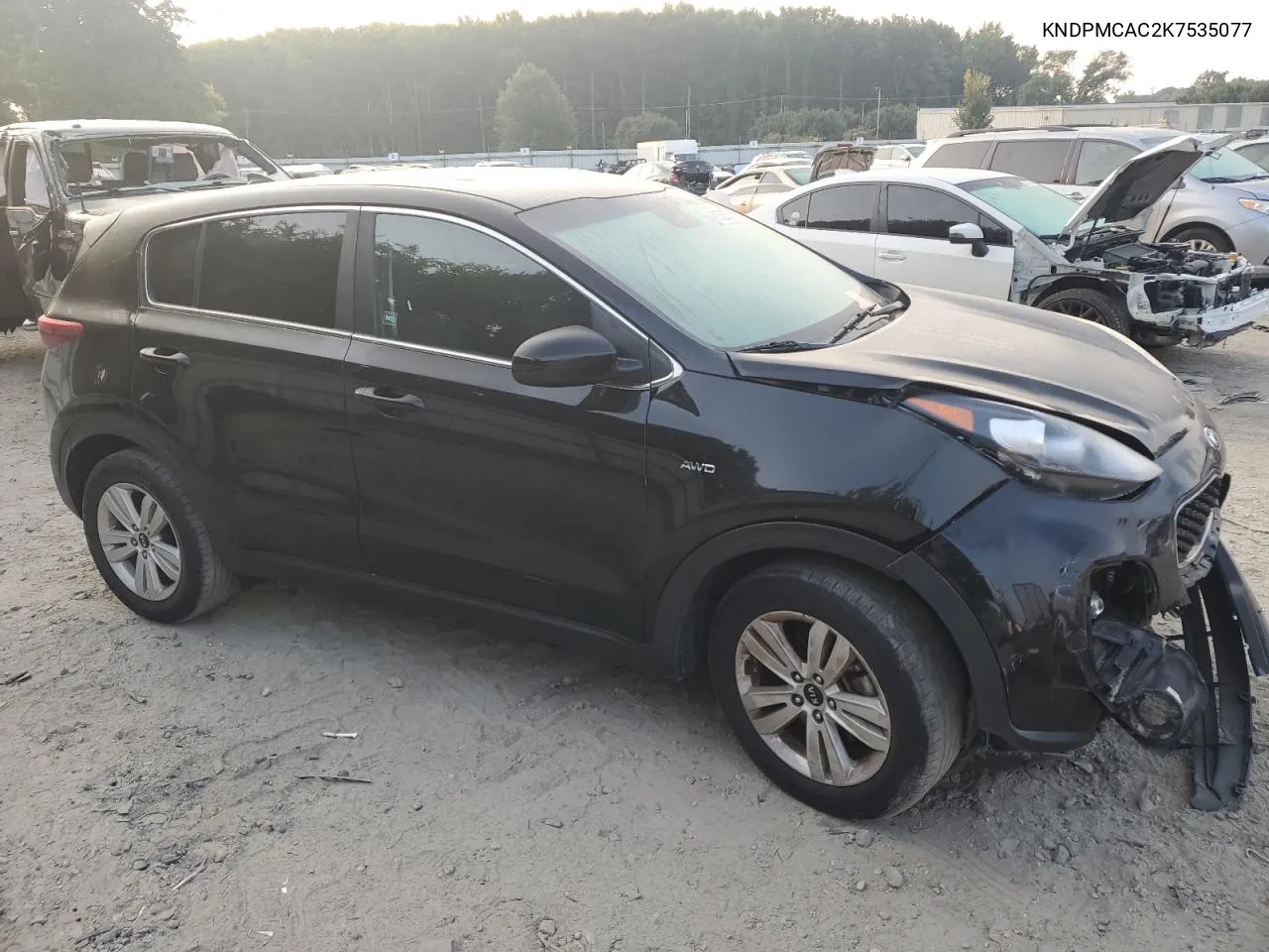 2019 Kia Sportage Lx VIN: KNDPMCAC2K7535077 Lot: 68166604