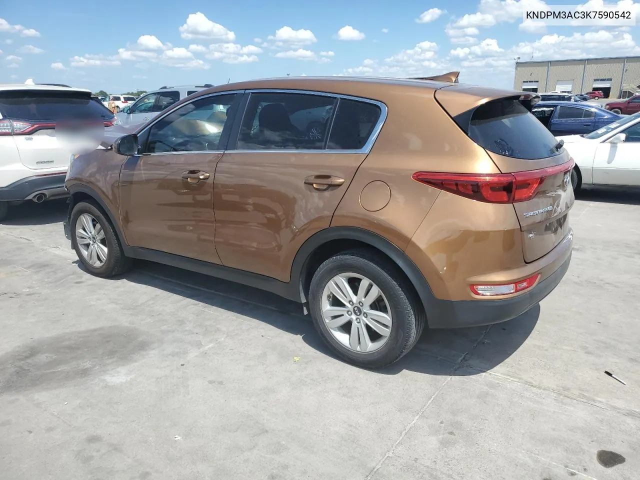 KNDPM3AC3K7590542 2019 Kia Sportage Lx