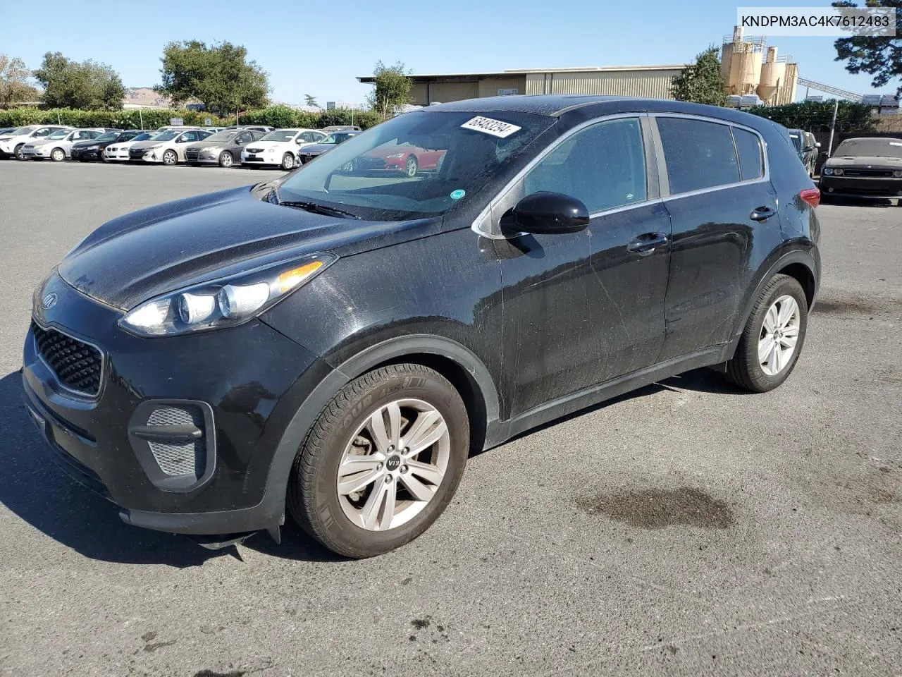 2019 Kia Sportage Lx VIN: KNDPM3AC4K7612483 Lot: 68483294