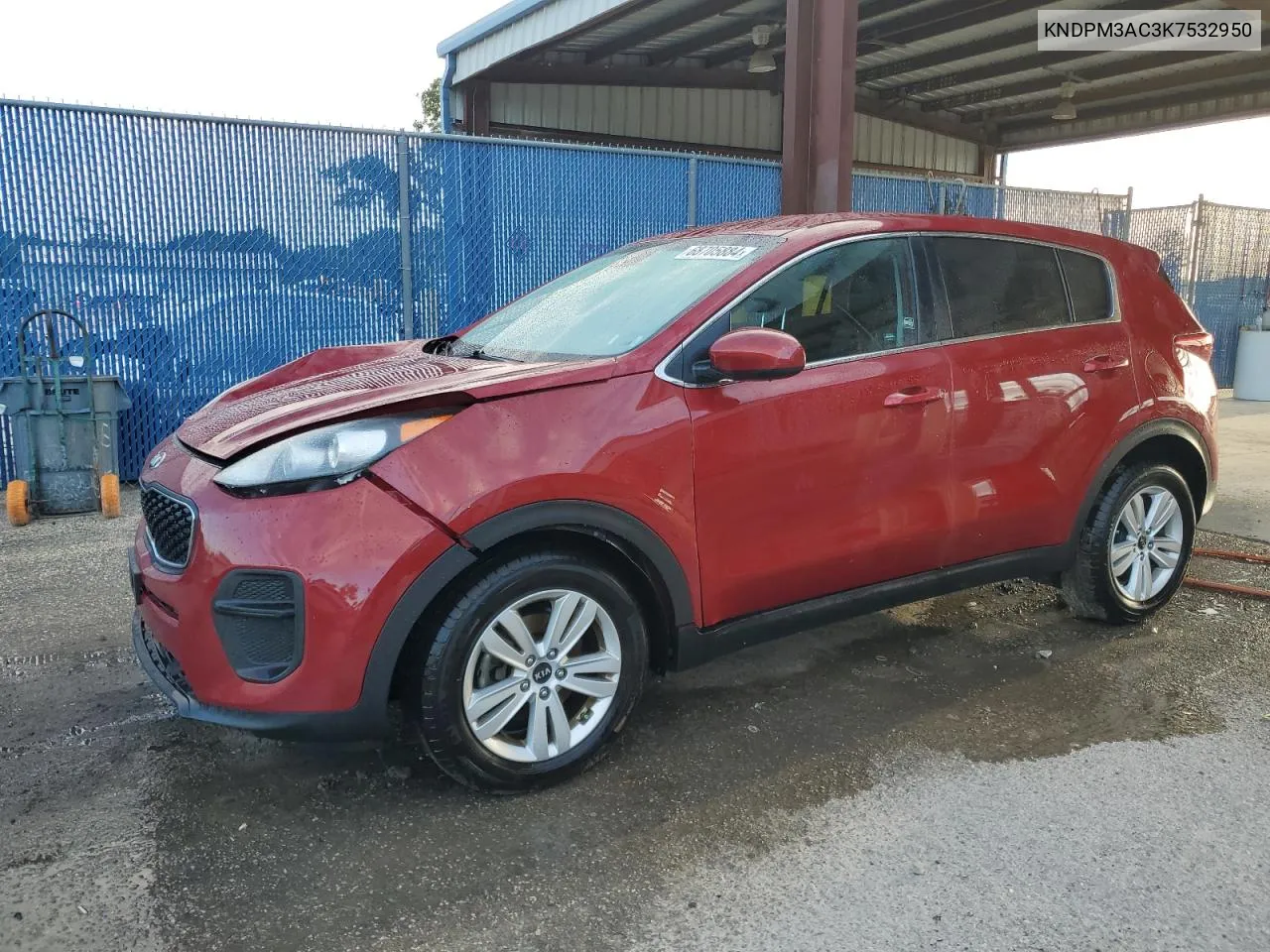 KNDPM3AC3K7532950 2019 Kia Sportage Lx