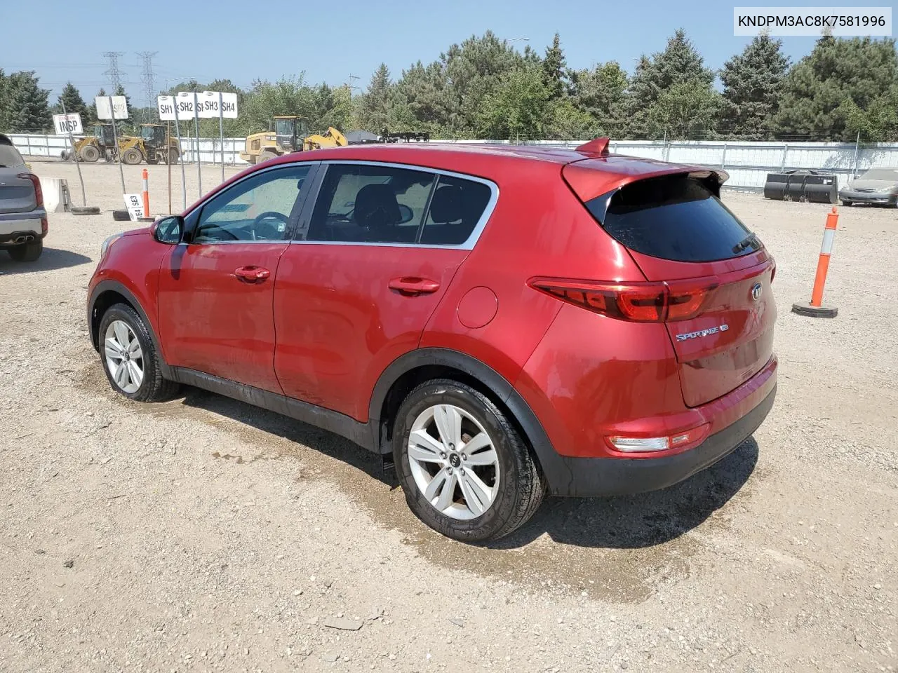 KNDPM3AC8K7581996 2019 Kia Sportage Lx