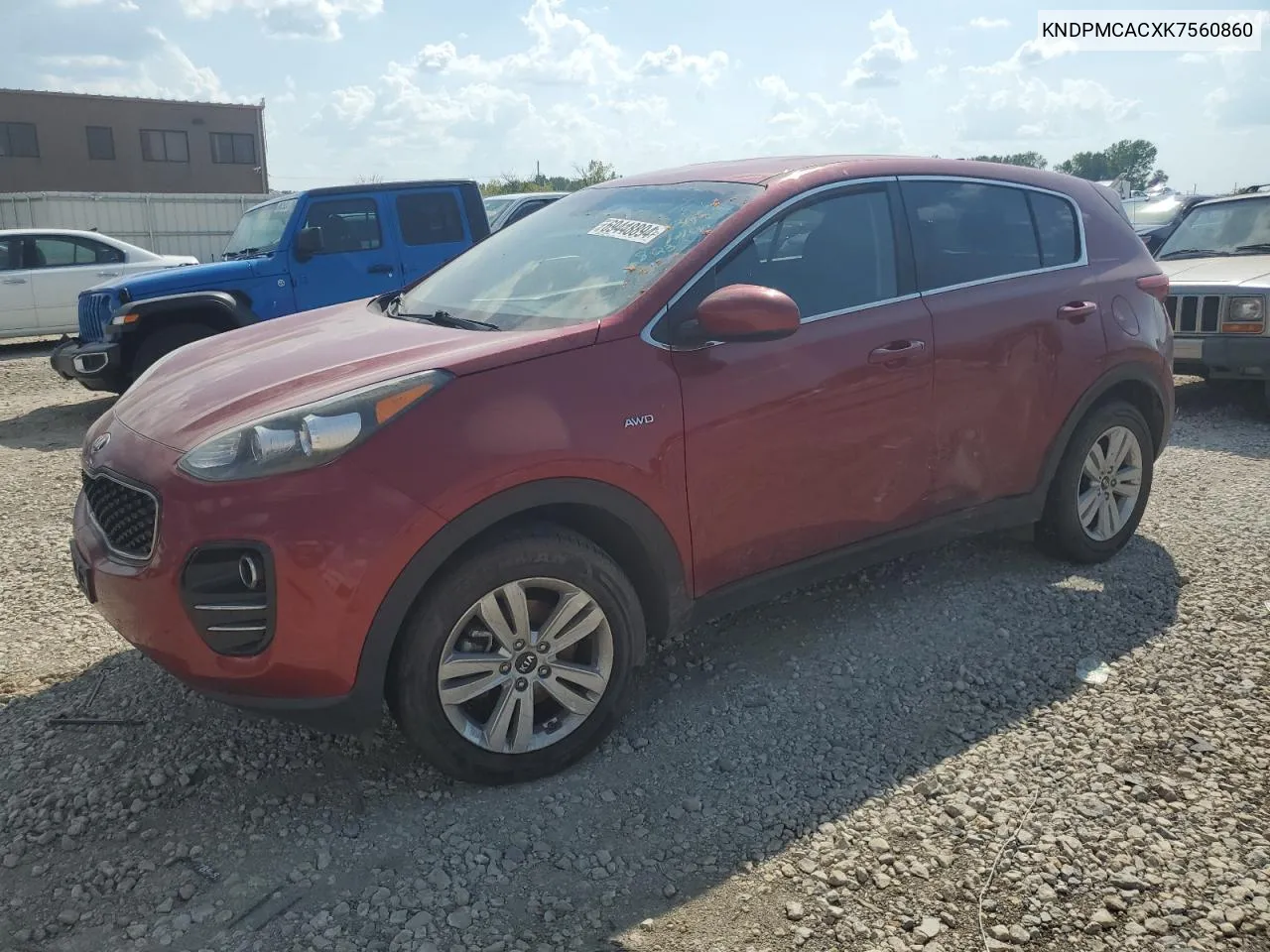 KNDPMCACXK7560860 2019 Kia Sportage Lx