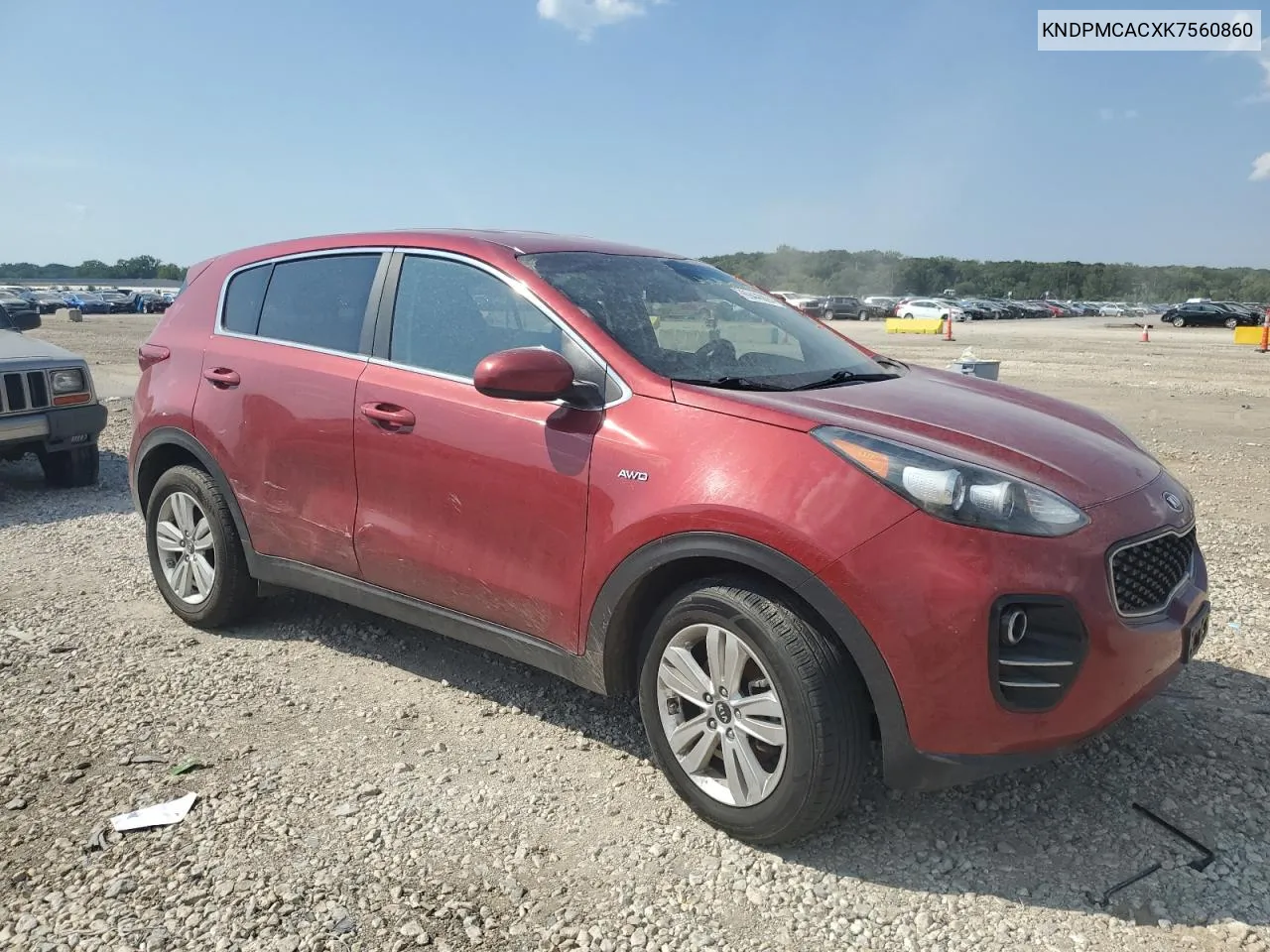 KNDPMCACXK7560860 2019 Kia Sportage Lx