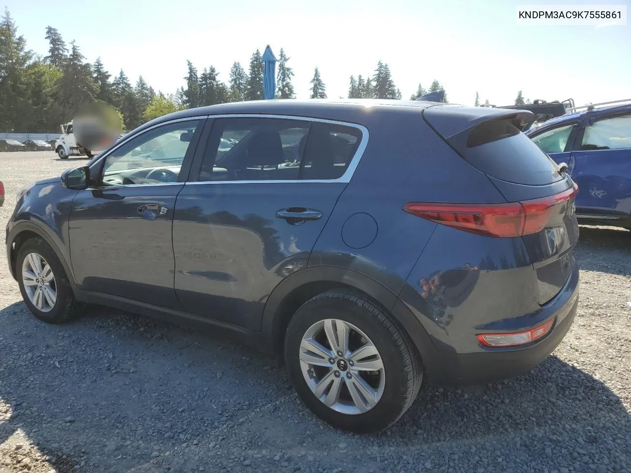 2019 Kia Sportage Lx VIN: KNDPM3AC9K7555861 Lot: 69516294