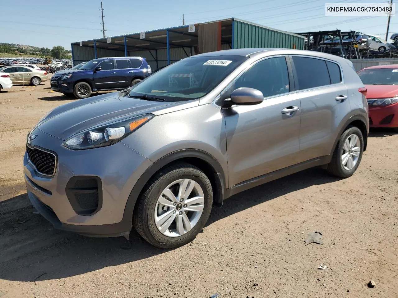 KNDPM3AC5K7540483 2019 Kia Sportage Lx