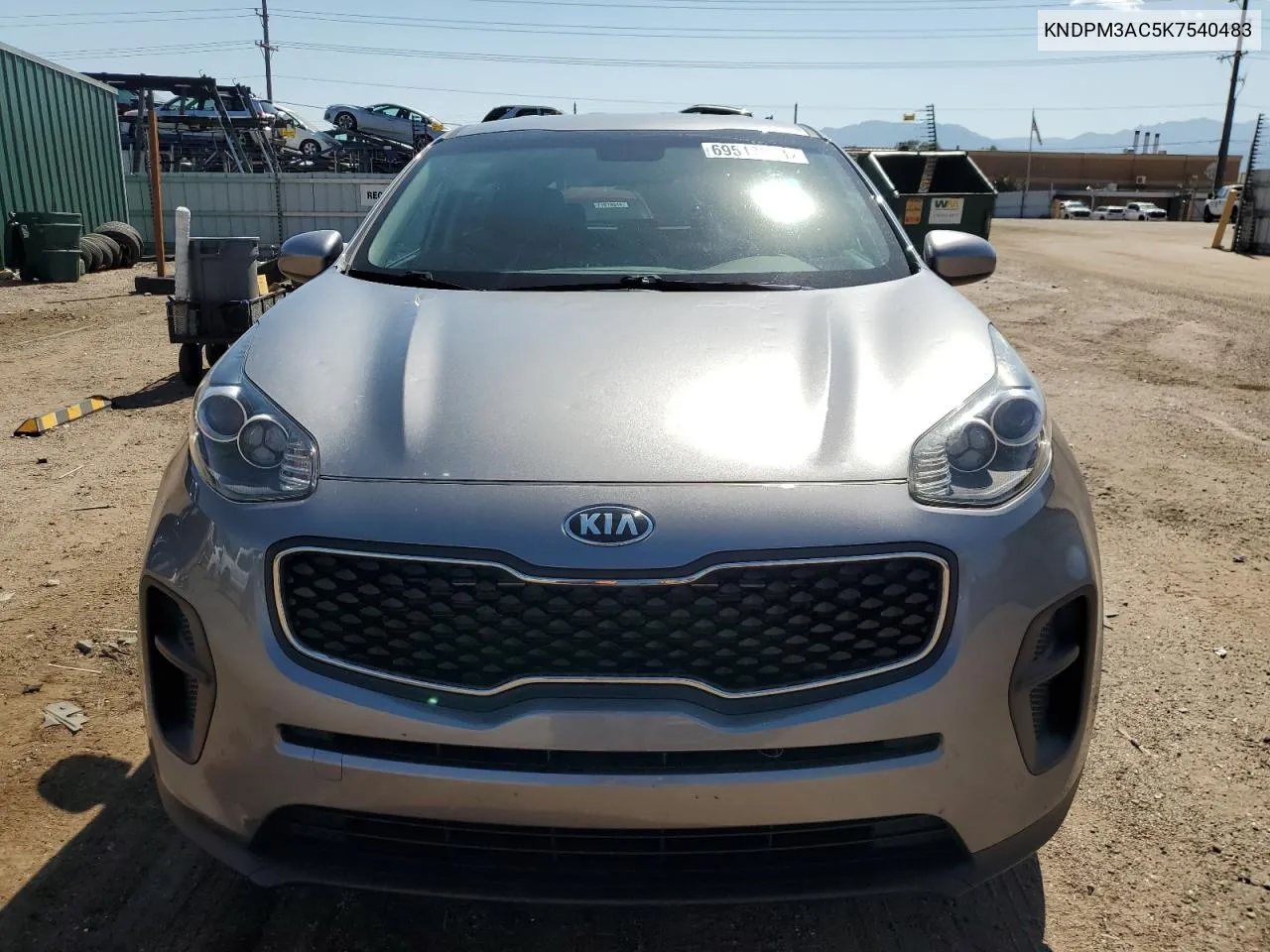 2019 Kia Sportage Lx VIN: KNDPM3AC5K7540483 Lot: 69517054