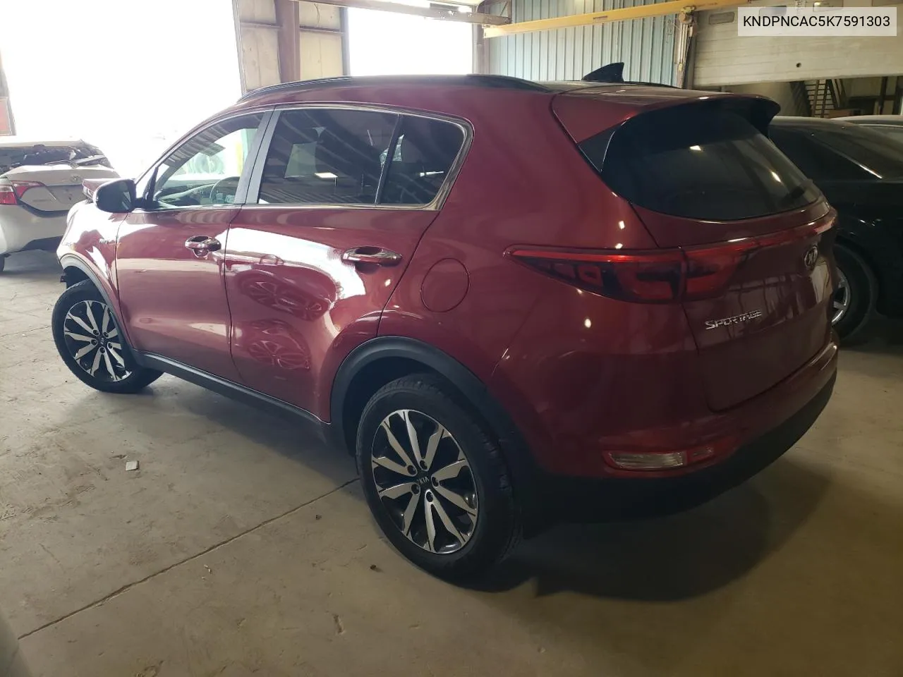 KNDPNCAC5K7591303 2019 Kia Sportage Ex