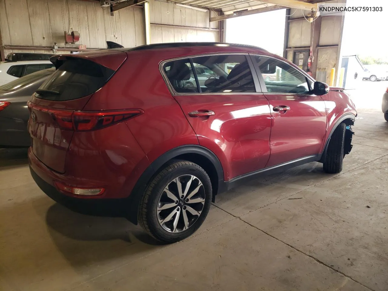 2019 Kia Sportage Ex VIN: KNDPNCAC5K7591303 Lot: 69654664