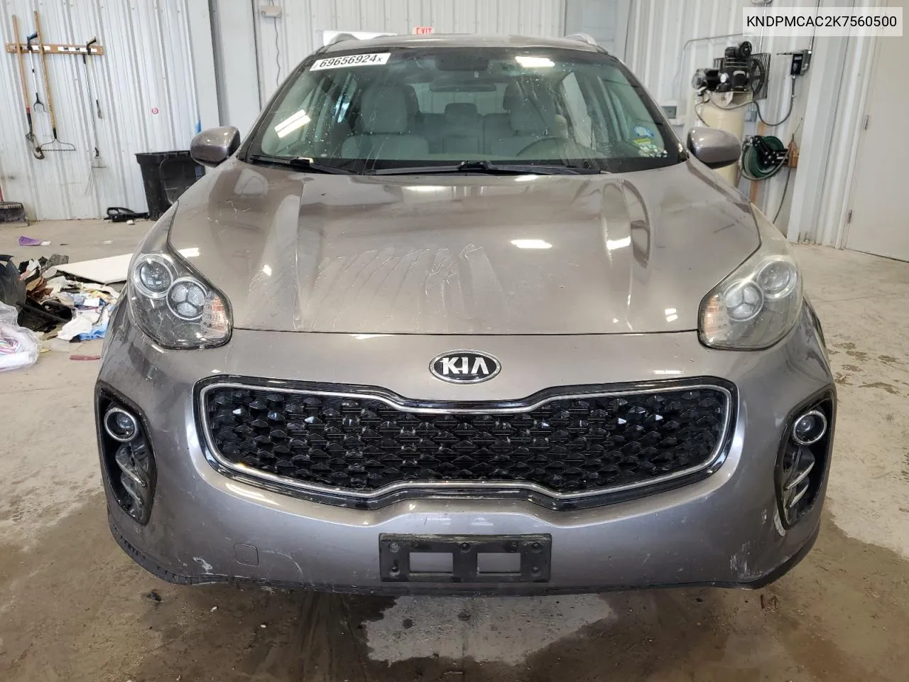 KNDPMCAC2K7560500 2019 Kia Sportage Lx