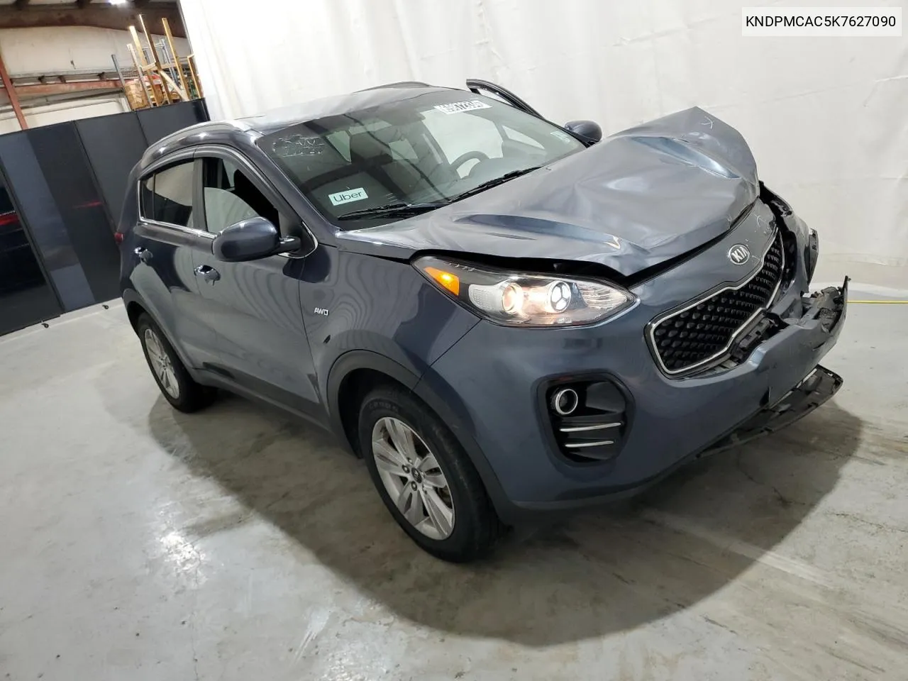 2019 Kia Sportage Lx VIN: KNDPMCAC5K7627090 Lot: 69872334